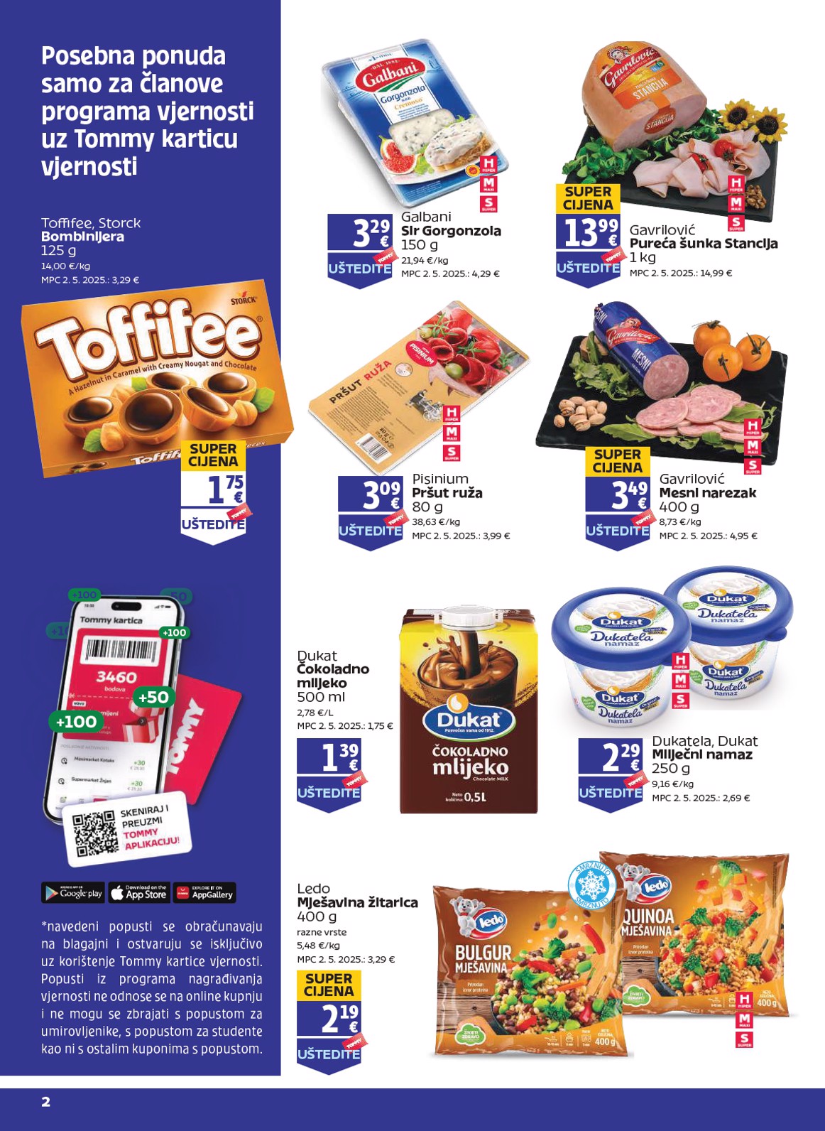 Prelistajte katalog Tommy - Pogodnosti za Tommy vjerne članove, vrijedi od 23.02.2026 do 01.03.2026