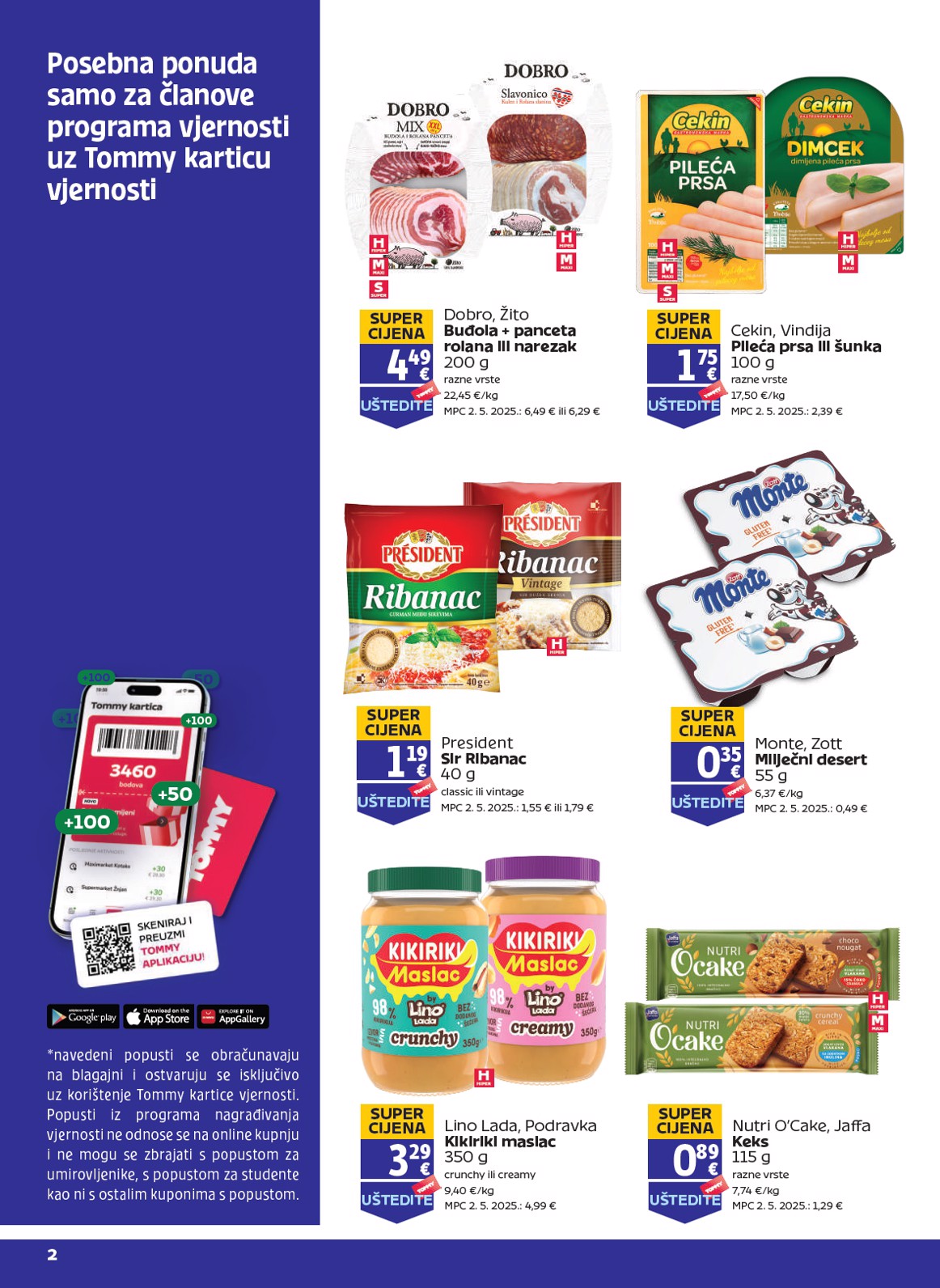 Prelistajte katalog Tommy - Pogodnosti za Tommy vjerne članove, vrijedi od 12.03.2026 do 18.03.2026