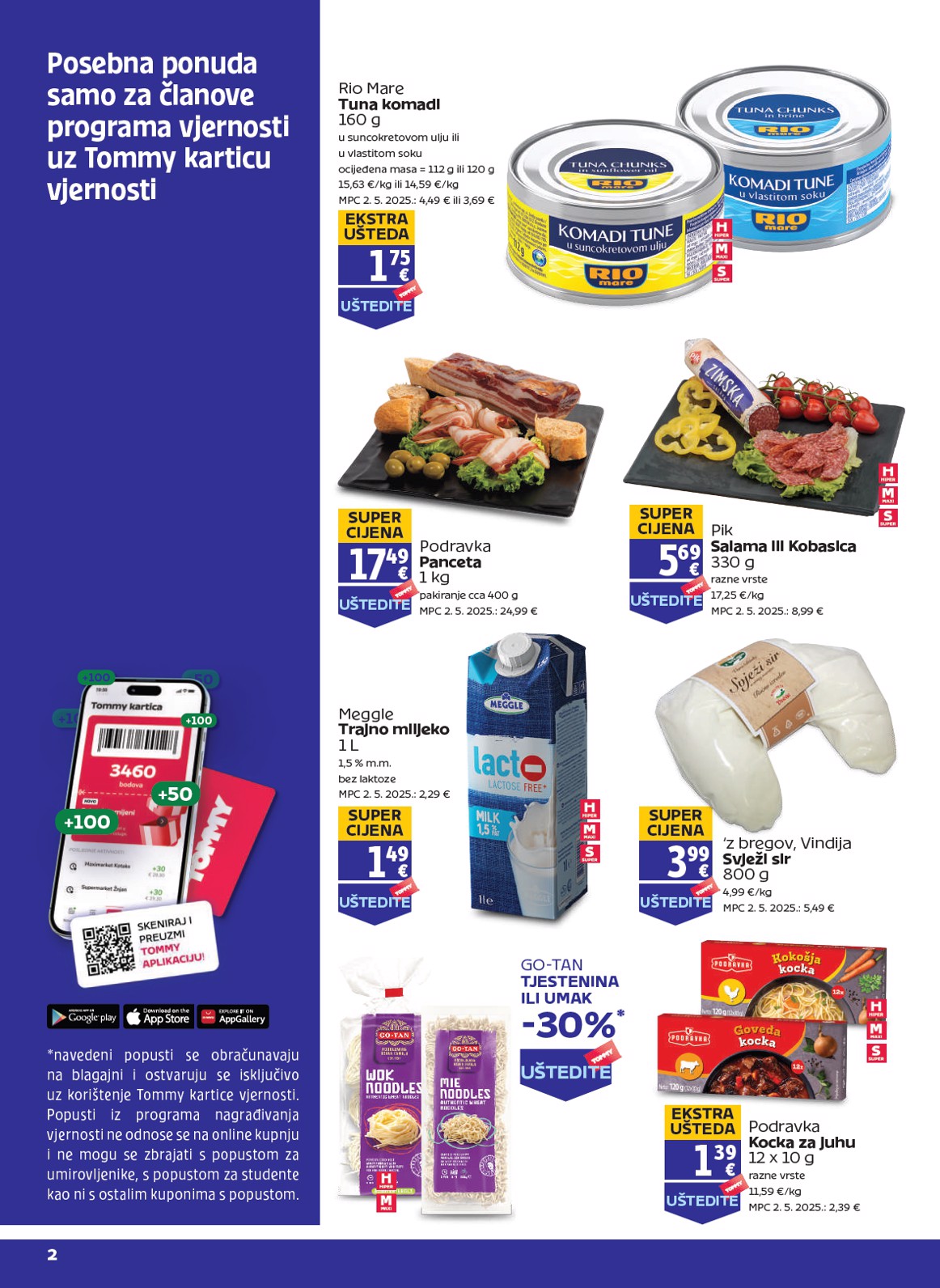 Prelistajte katalog Tommy - Pogodnosti za Tommy vjerne članove, vrijedi od 19.03.2026 do 25.03.2026