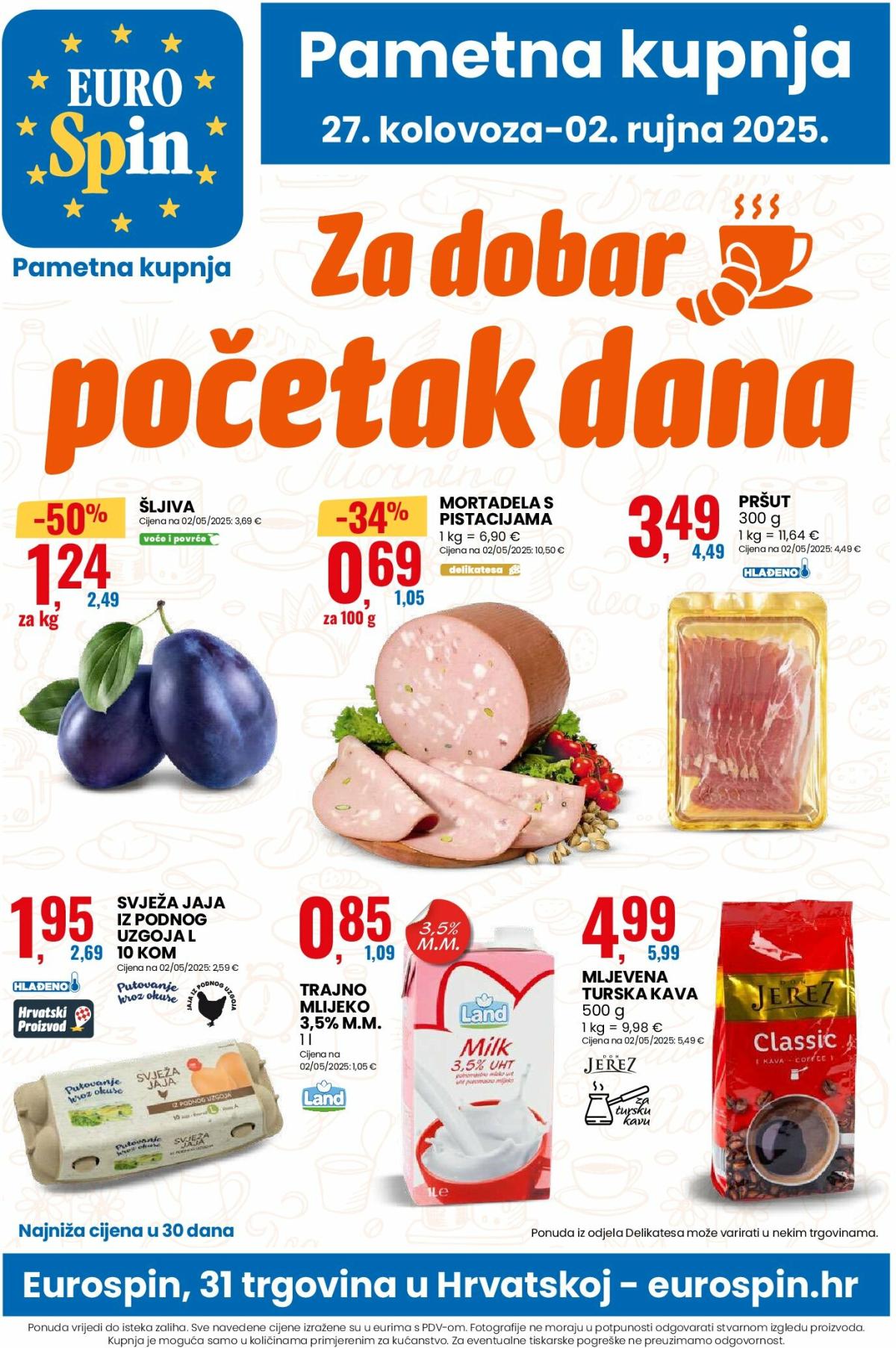 Prelistajte katalog Eurospin, vrijedi od 27.08. do 02.09.