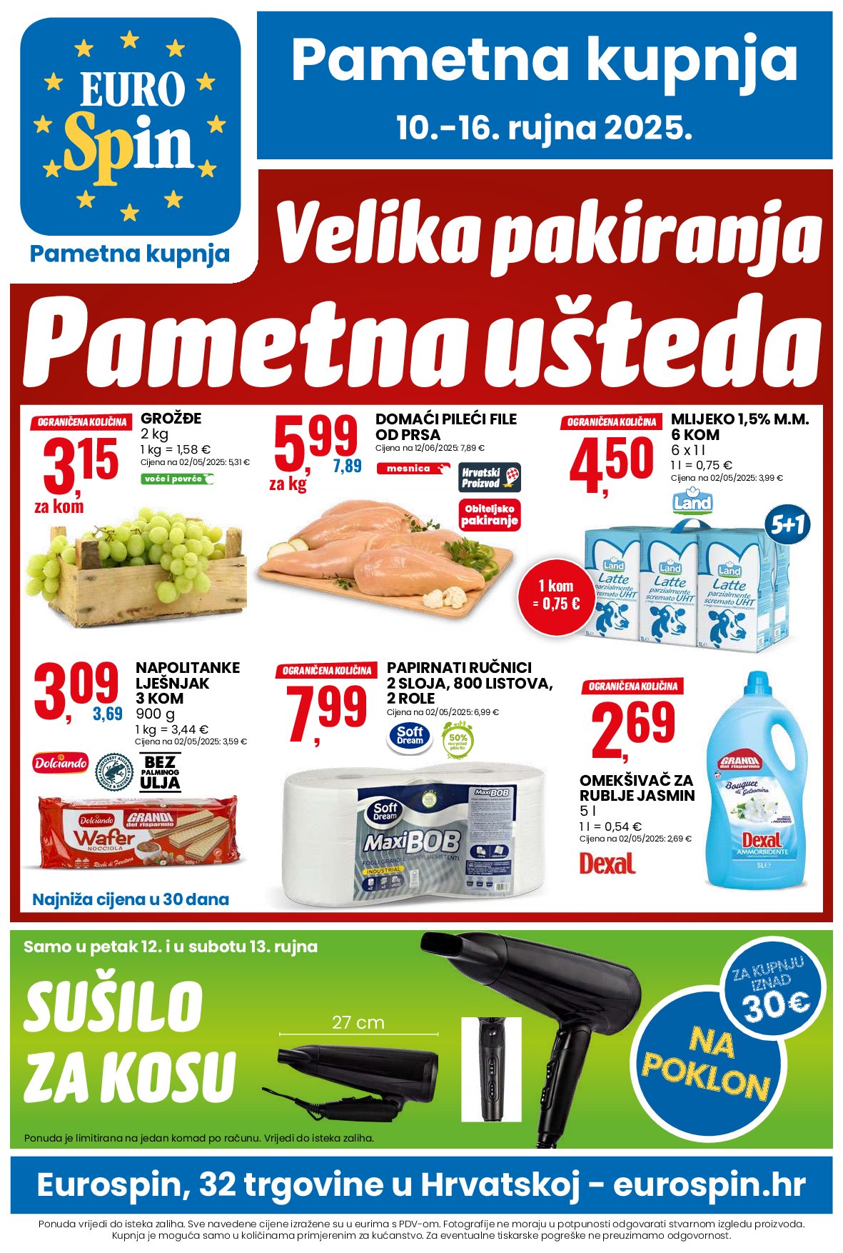 Prelistajte katalog Eurospin, vrijedi od 10.09. do 16.09.