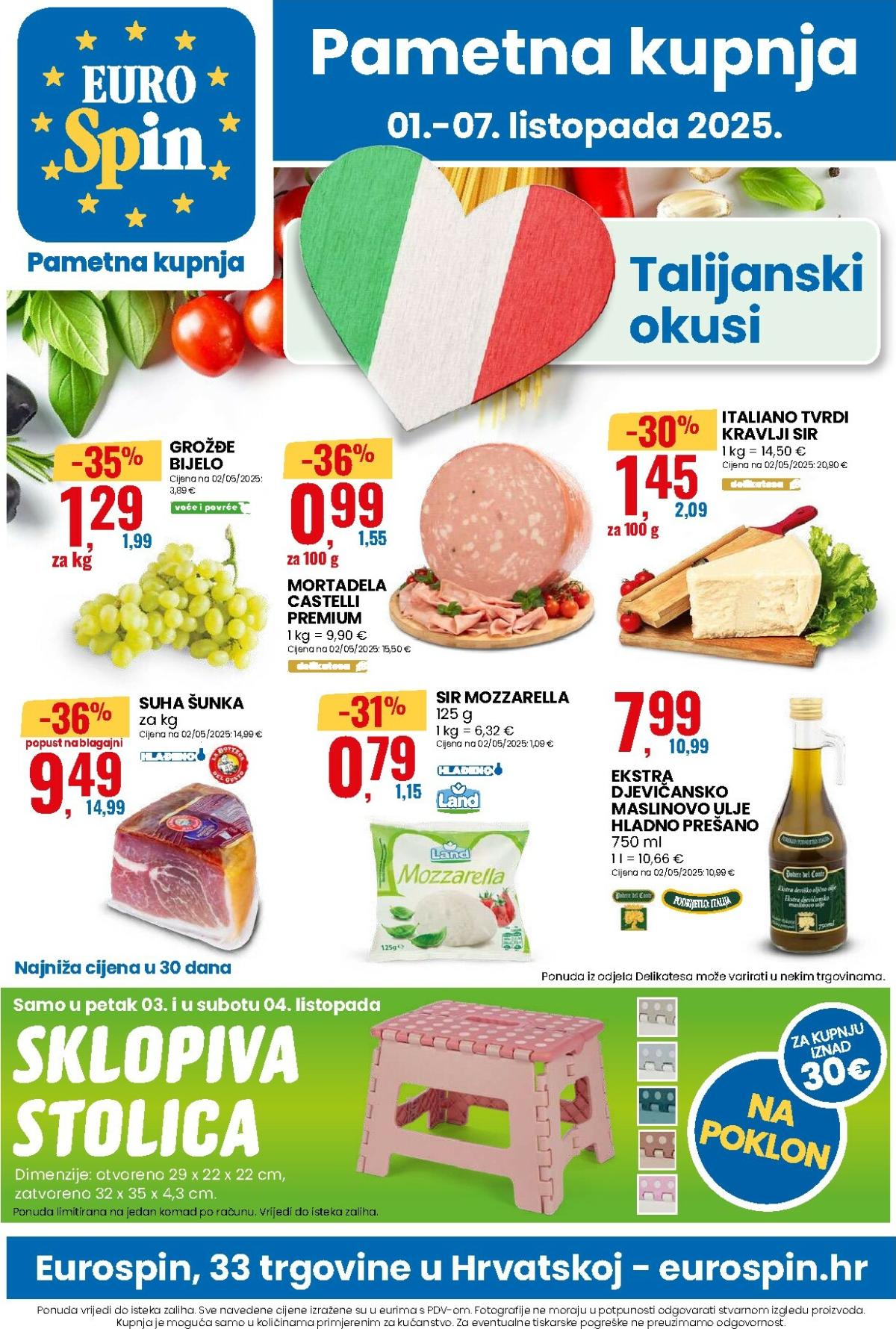 Prelistajte katalog Eurospin, vrijedi od 01.10. do 07.10.