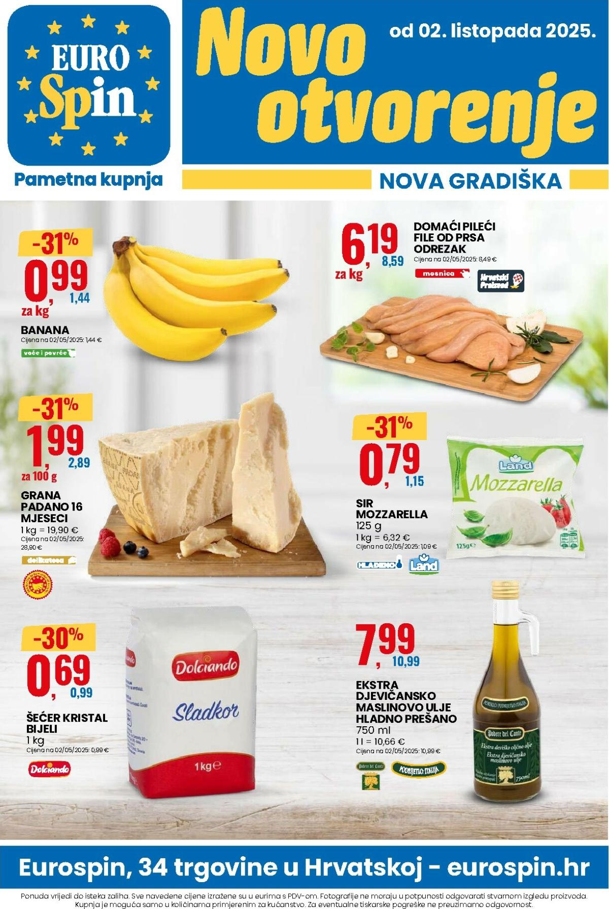 Prelistajte katalog Eurospin - Novo otvorenje Nova Gradiška, vrijedi od 02.10. do 07.10.