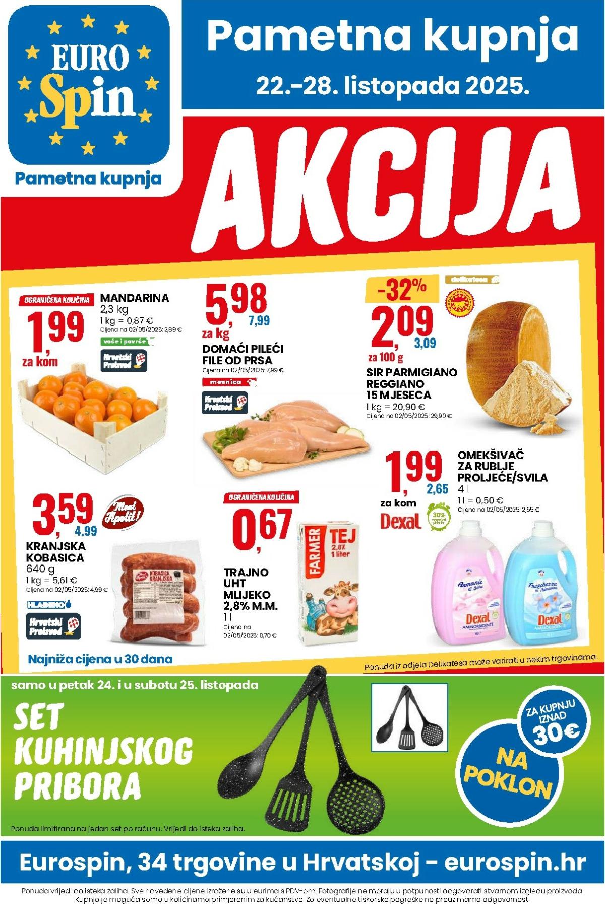 Prelistajte katalog Eurospin, vrijedi od 22.10. do 28.10.