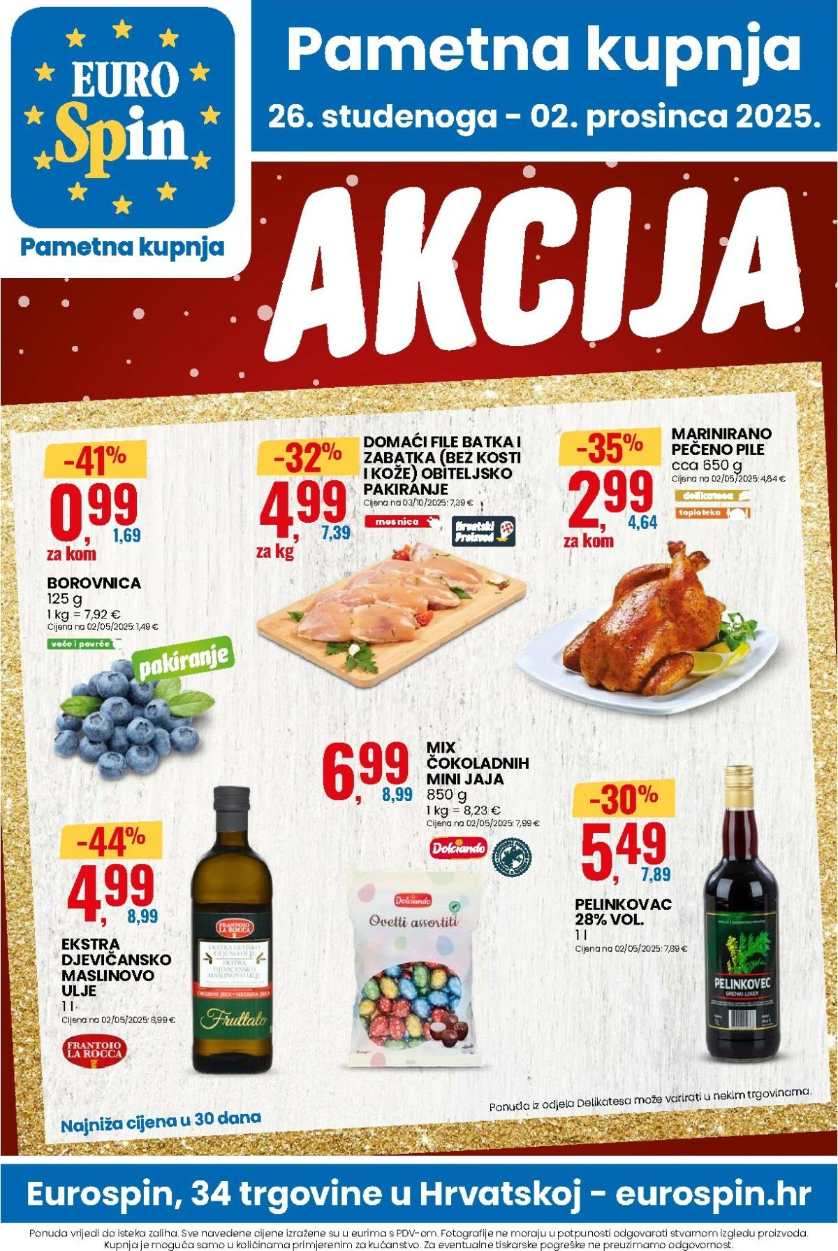 Prelistajte katalog Eurospin, vrijedi od 26.11. do 02.12.