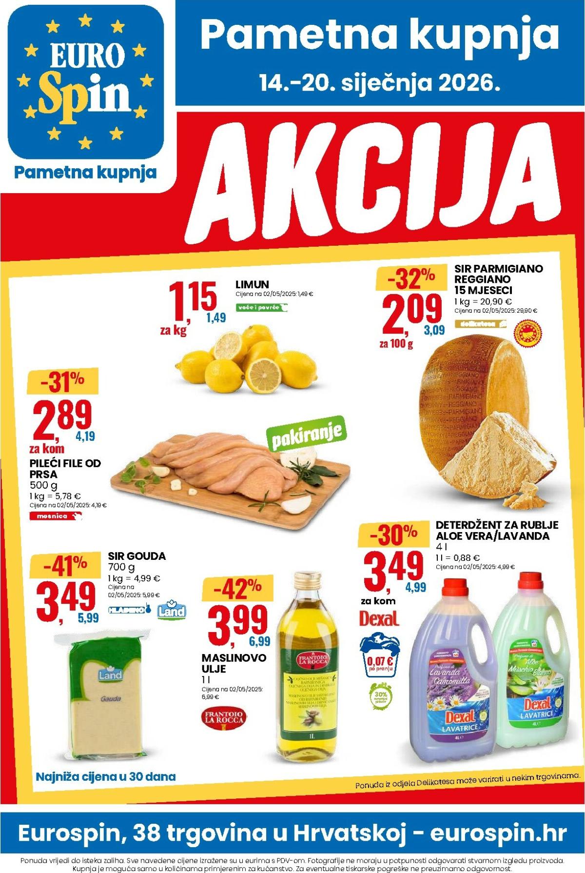 Prelistajte katalog Eurospin, vrijedi od 14.01. do 20.01.