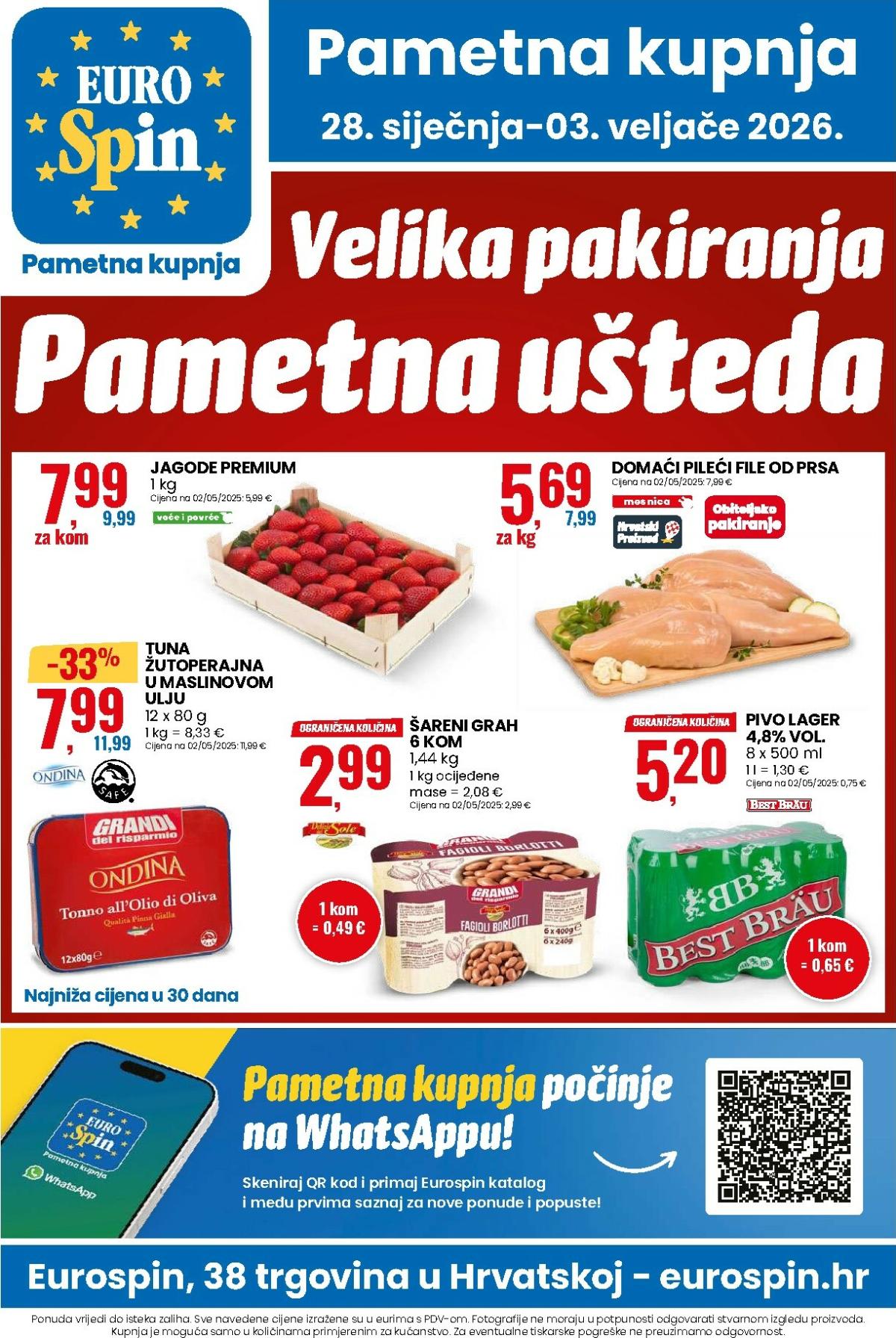 Prelistajte katalog Eurospin, vrijedi od 28.01. do 03.02.