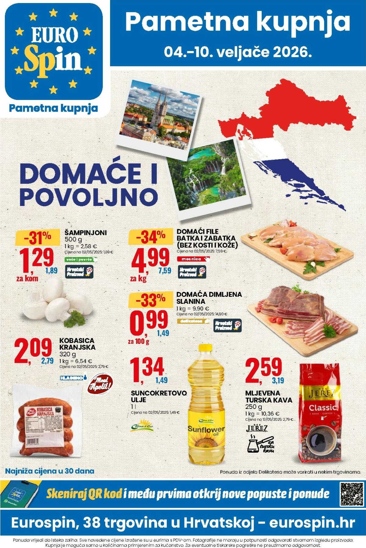 Prelistajte katalog Eurospin, vrijedi od 04.02.2026 do 10.02.2026