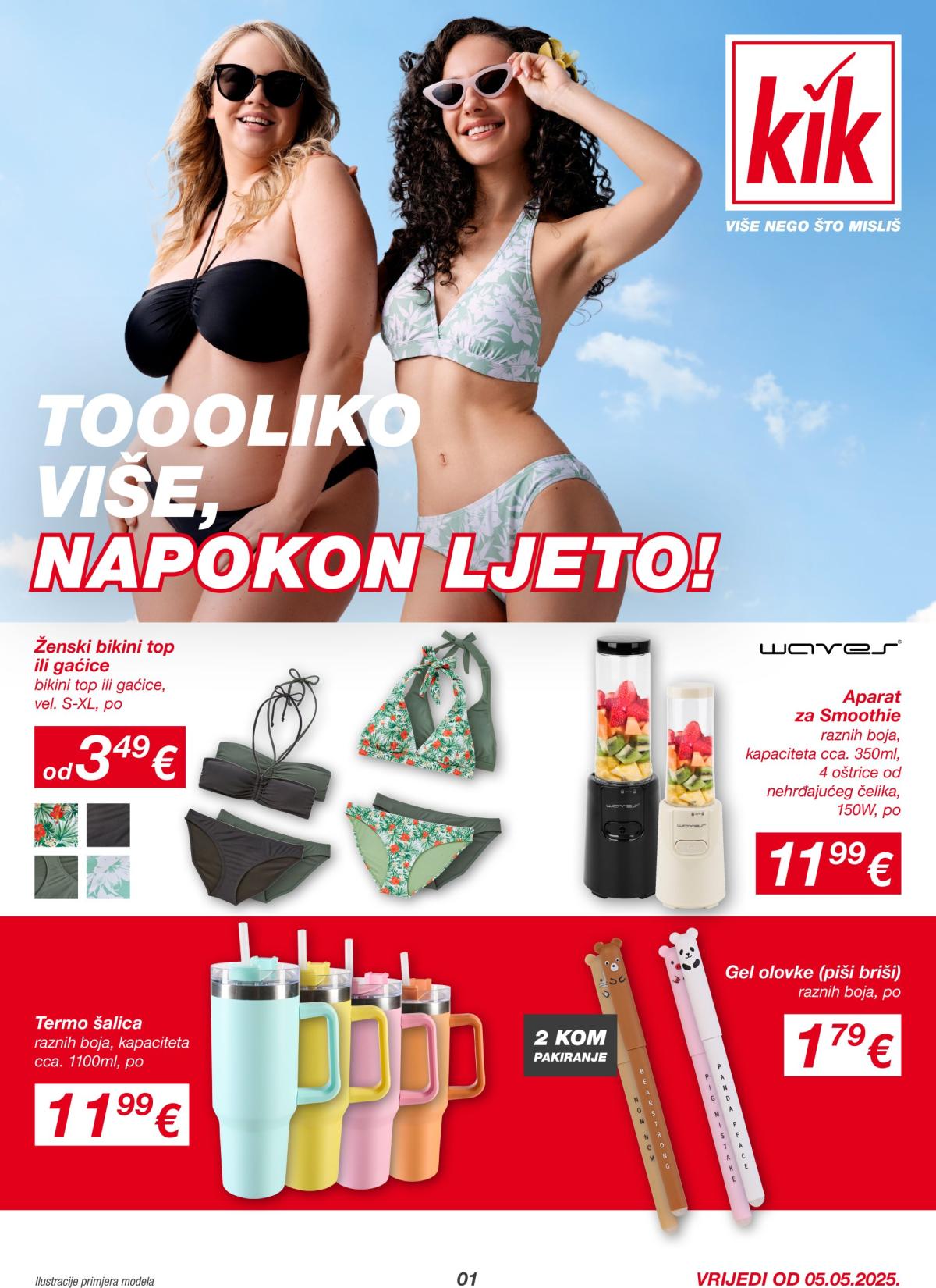 KiK katalog vrijedi od 05.05. do 01.06.