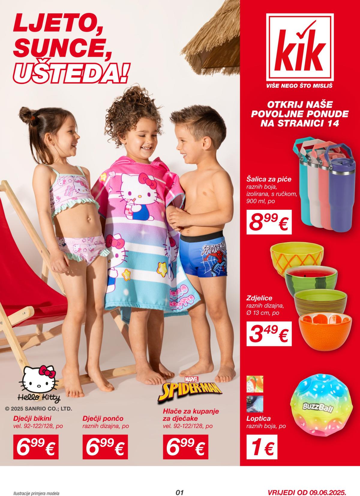 Prelistajte katalog KiK, vrijedi od 09.06. do 13.07.