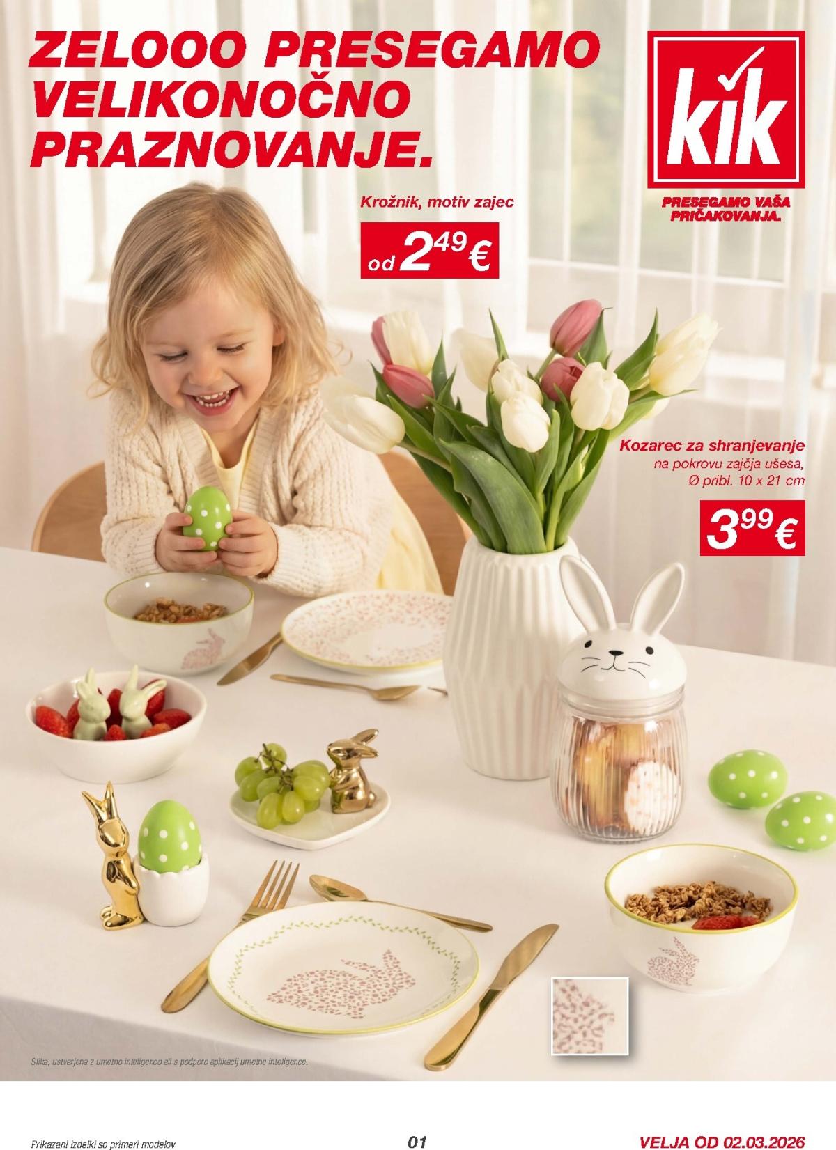 Prelistajte katalog KiK, vrijedi od 02.03.2026 do 29.03.2026