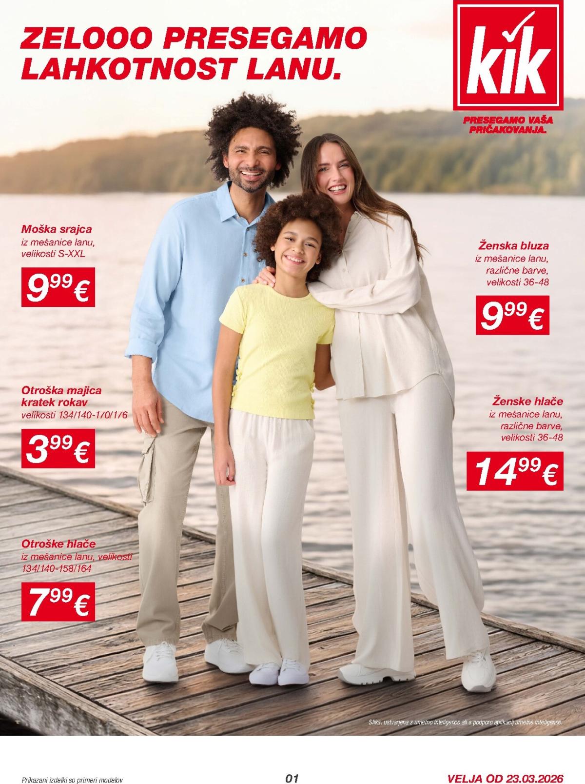 Prelistajte katalog KiK, vrijedi od 23.03.2026 do 19.04.2026