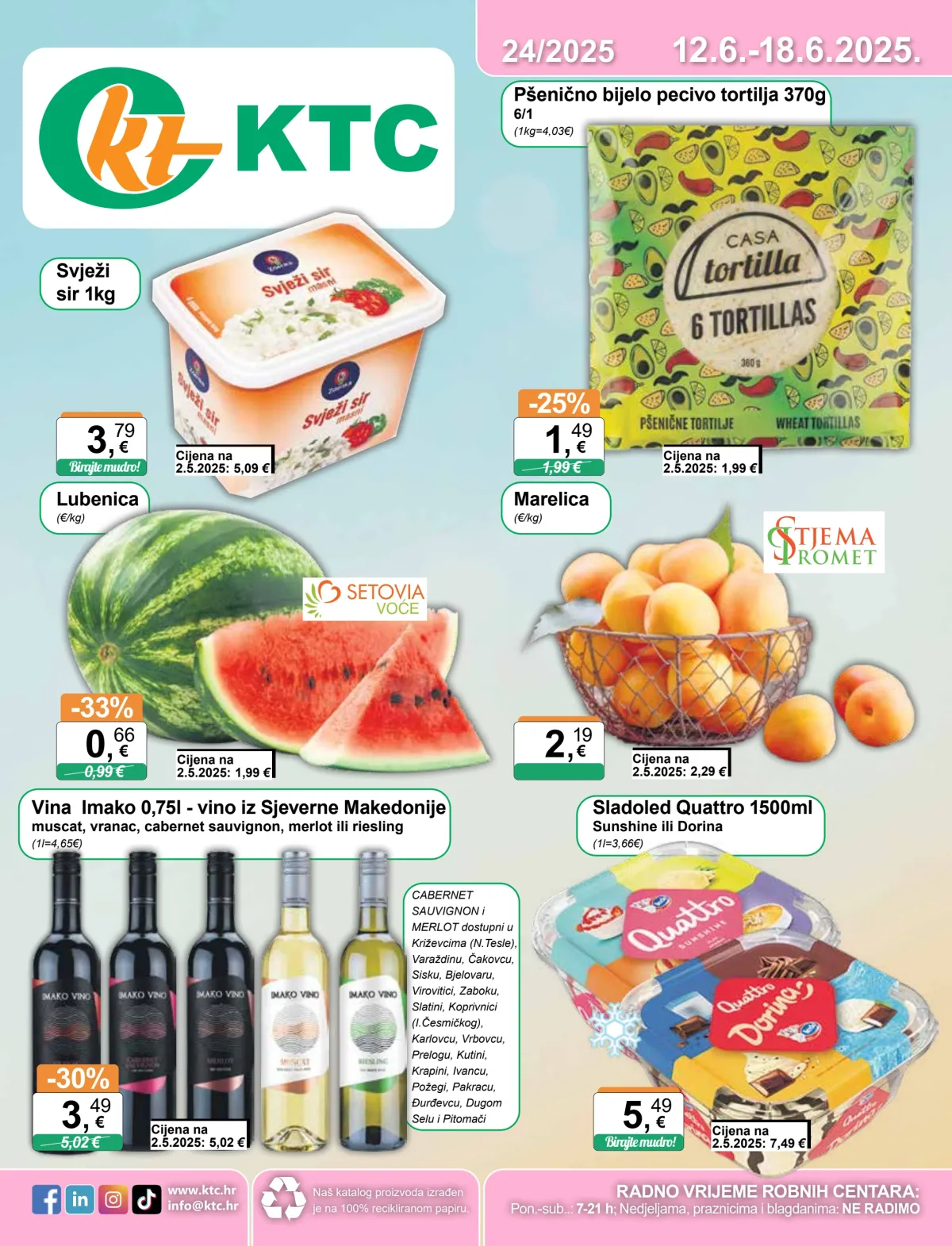 Prelistajte katalog KTC - Široka potrošnja, vrijedi od 12.06. do 18.06.