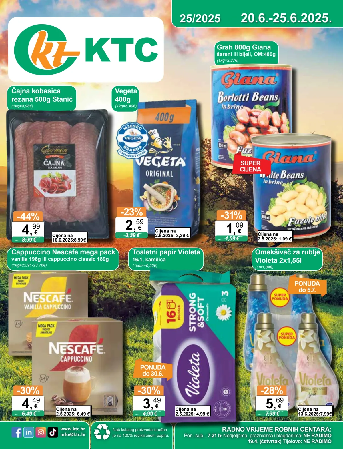 Prelistajte katalog KTC - Široka potrošnja, vrijedi od 20.06. do 25.06.