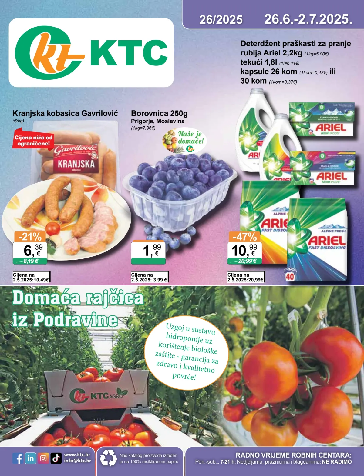 Prelistajte katalog KTC, vrijedi od 26.06. do 02.07.