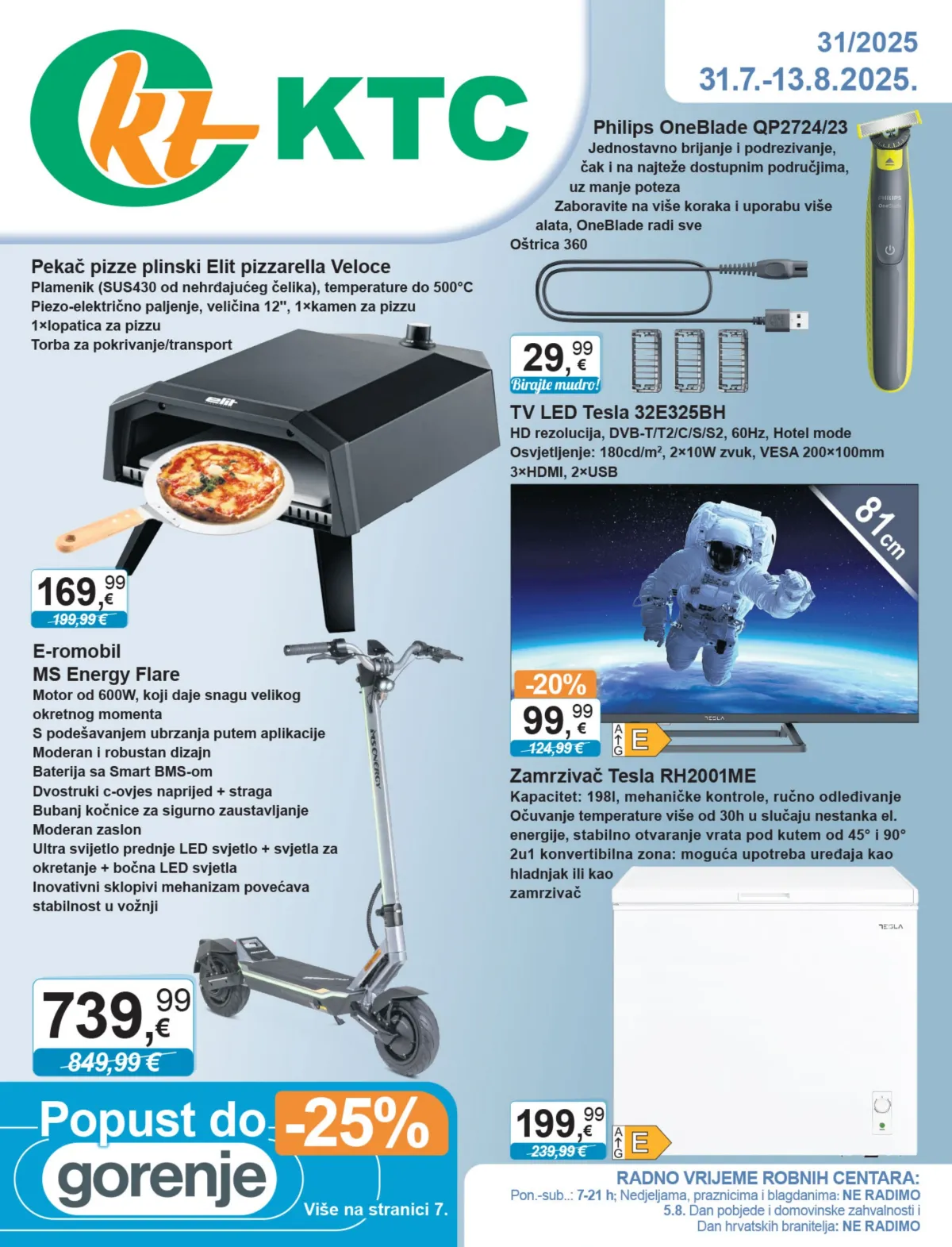 Prelistajte katalog KTC - Tehnika i posude, vrijedi od 31.07. do 13.08.