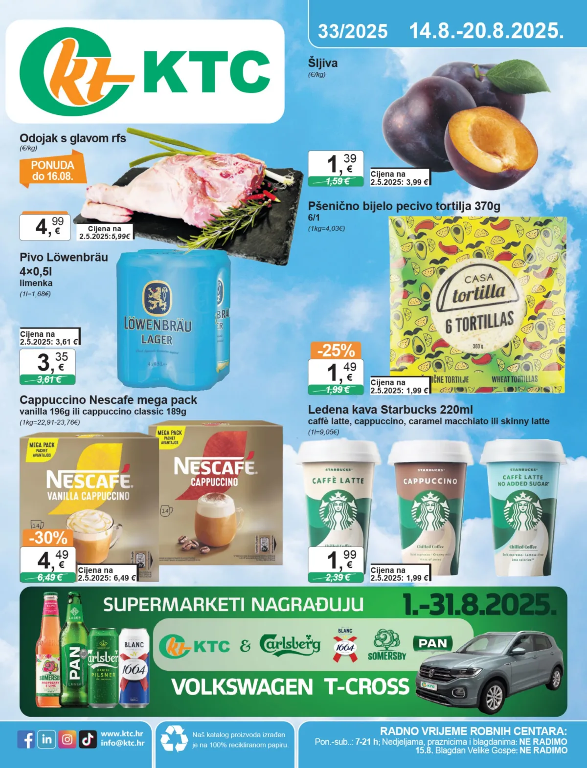 Prelistajte katalog KTC, vrijedi od 14.08. do 20.08.
