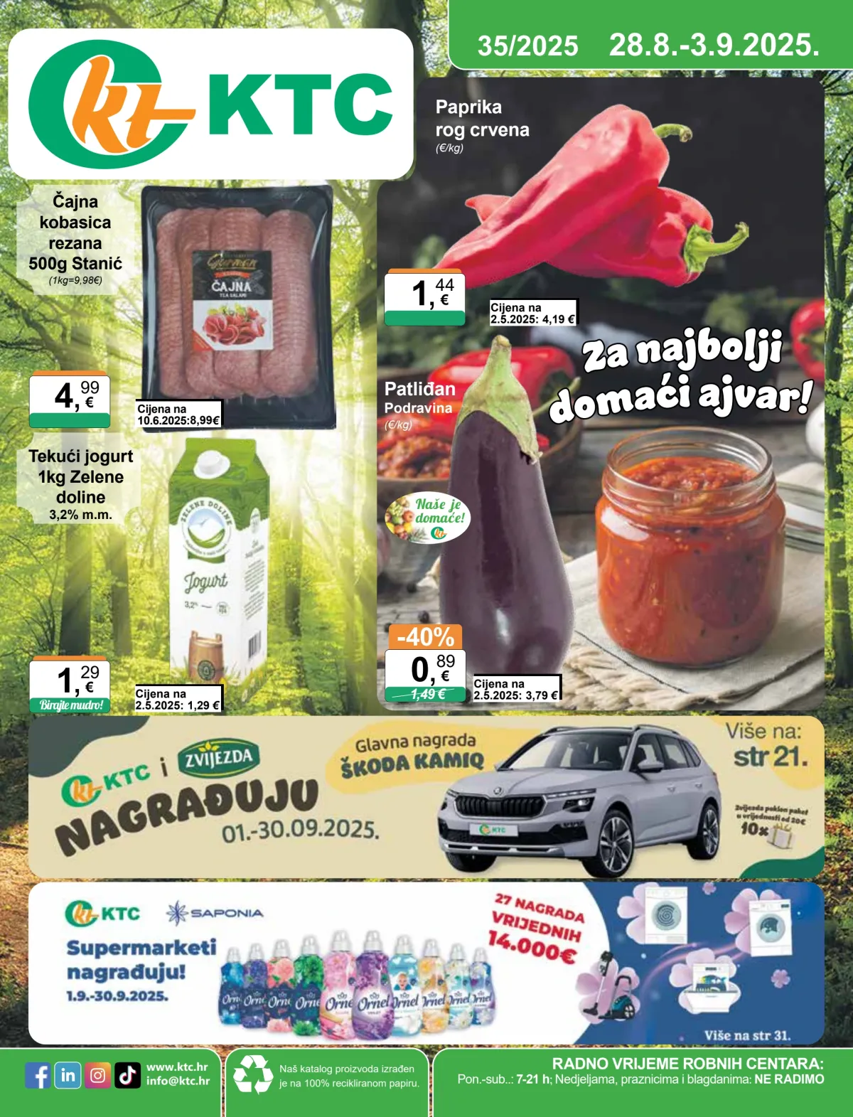 Prelistajte katalog KTC, vrijedi od 28.08. do 03.09.