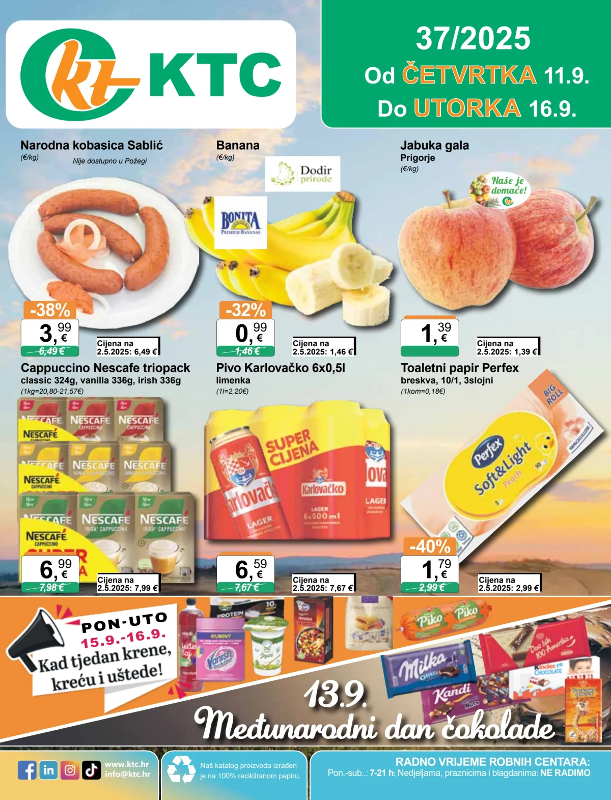 Prelistajte katalog KTC, vrijedi od 11.09. do 16.09.