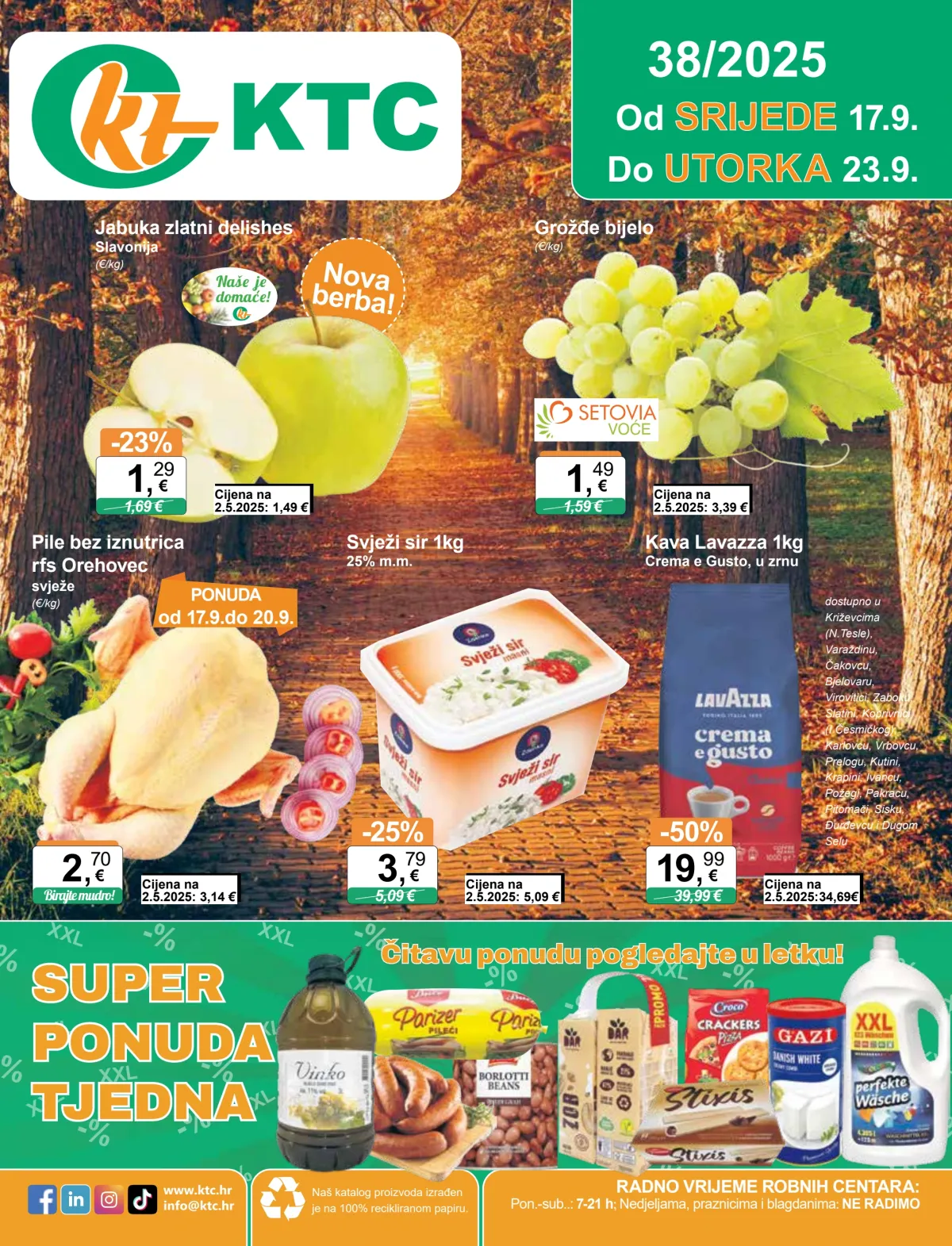 Prelistajte katalog KTC, vrijedi od 17.09. do 23.09.