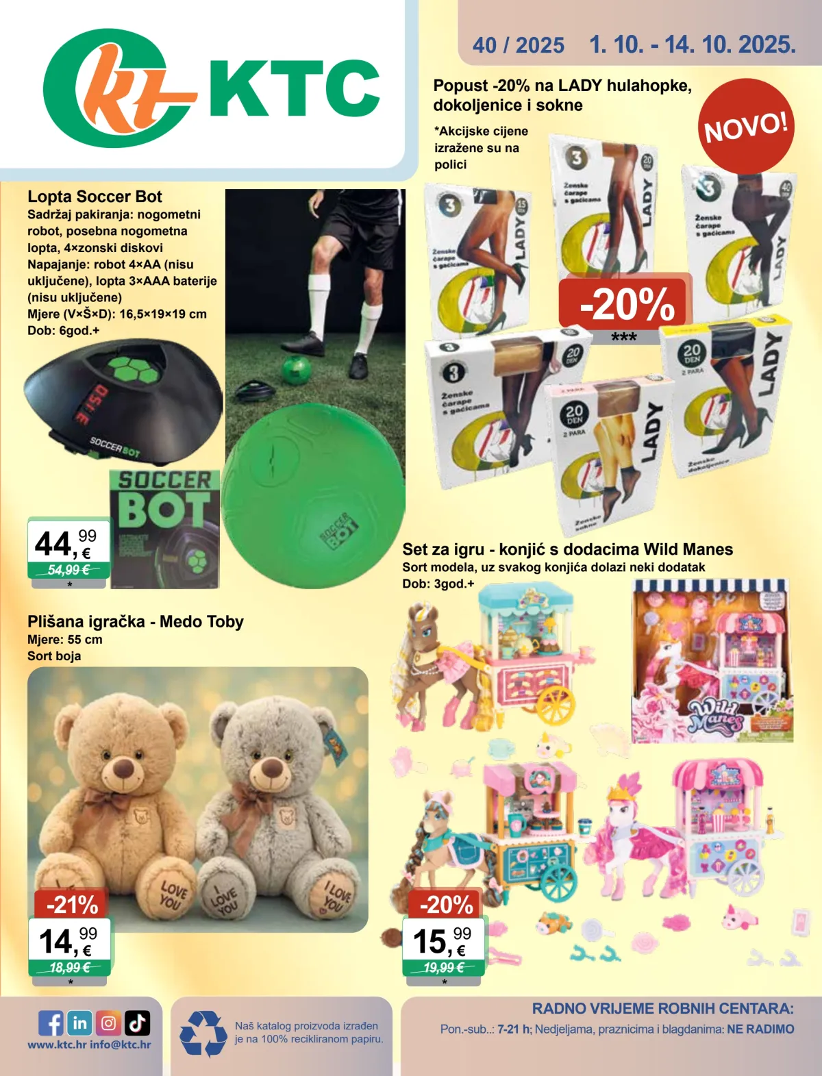 Prelistajte katalog KTC - Igračke i Tekstil, vrijedi od 01.10. do 14.10.