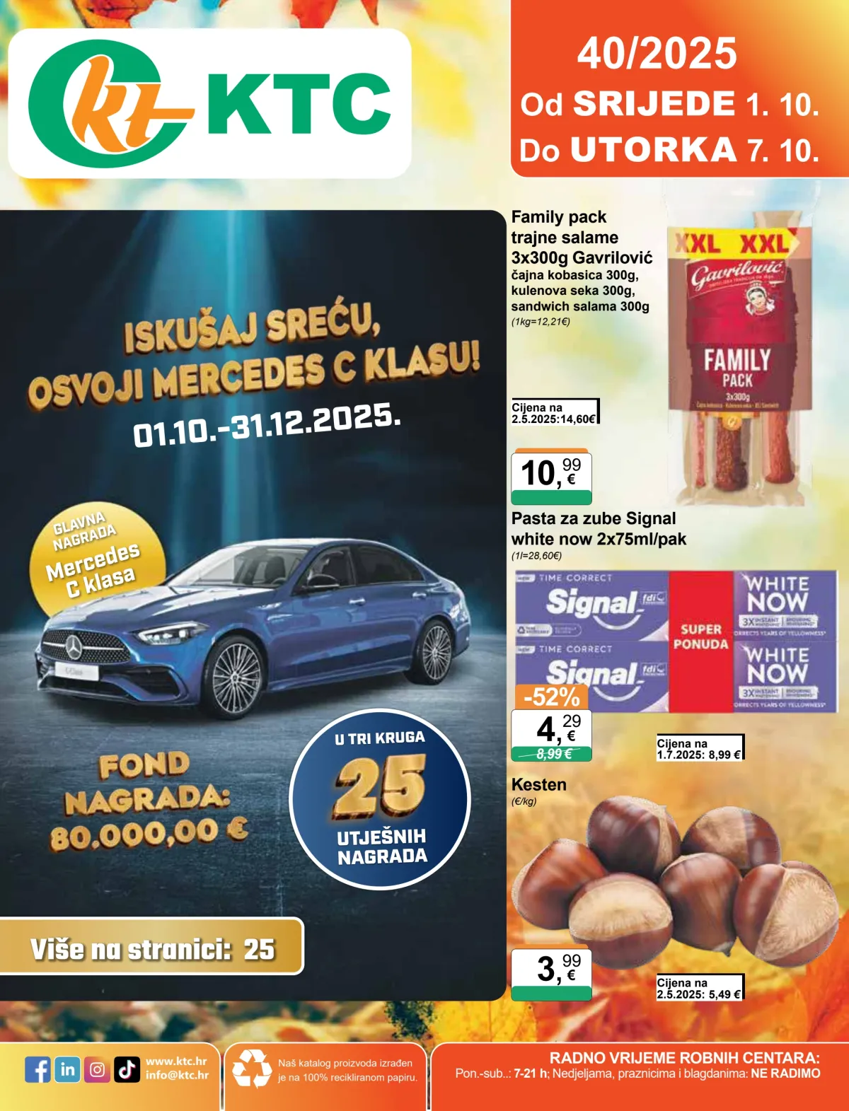 Prelistajte katalog KTC, vrijedi od 01.10. do 07.10.