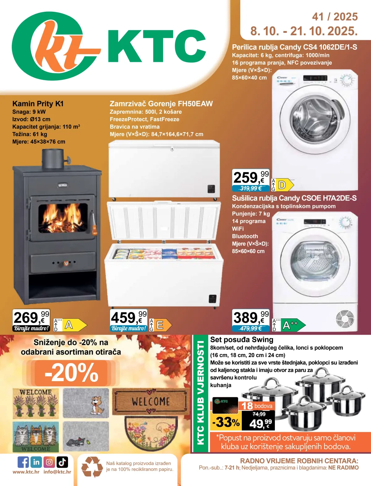 Prelistajte katalog KTC - Tehnika i posude, vrijedi od 08.10. do 21.10.