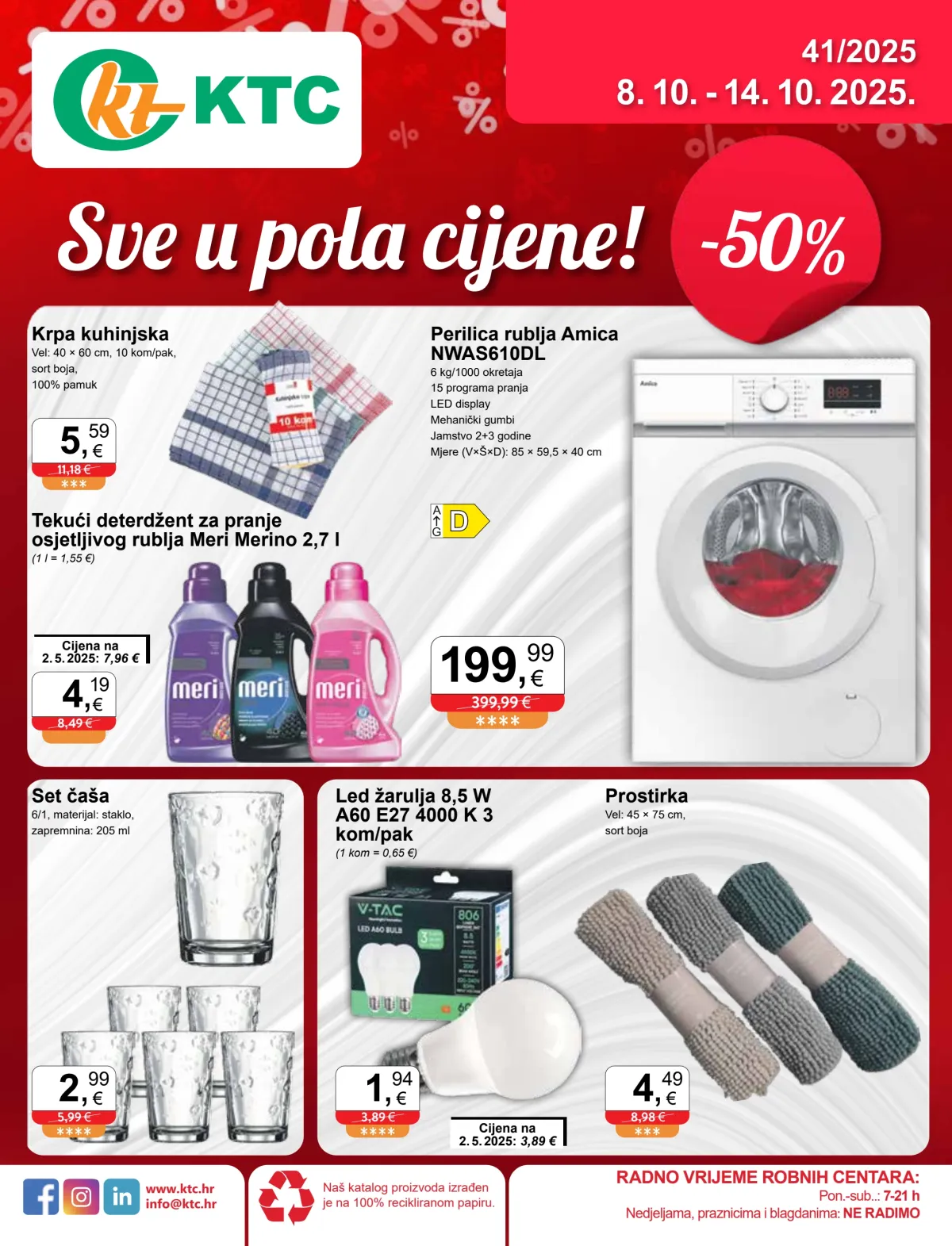 Prelistajte katalog KTC - Sve u pola cijene!, vrijedi od 08.10. do 14.10.