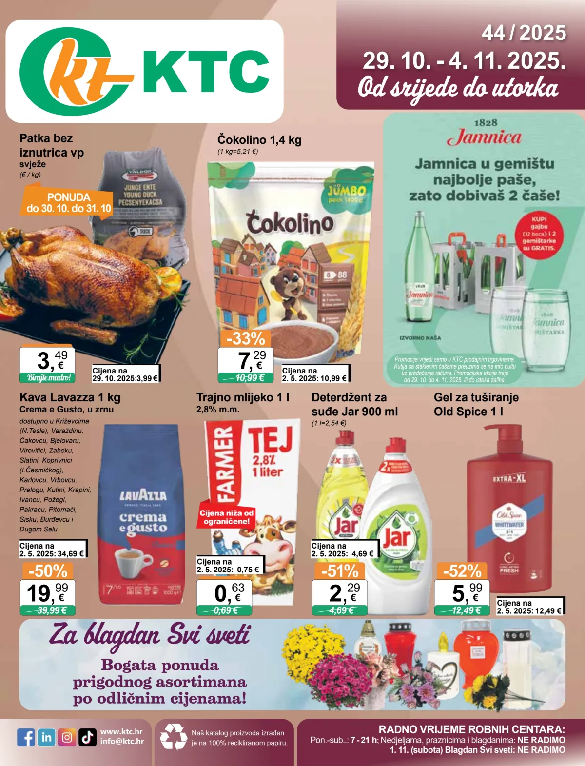 Prelistajte katalog KTC, vrijedi od 29.10. do 04.11.