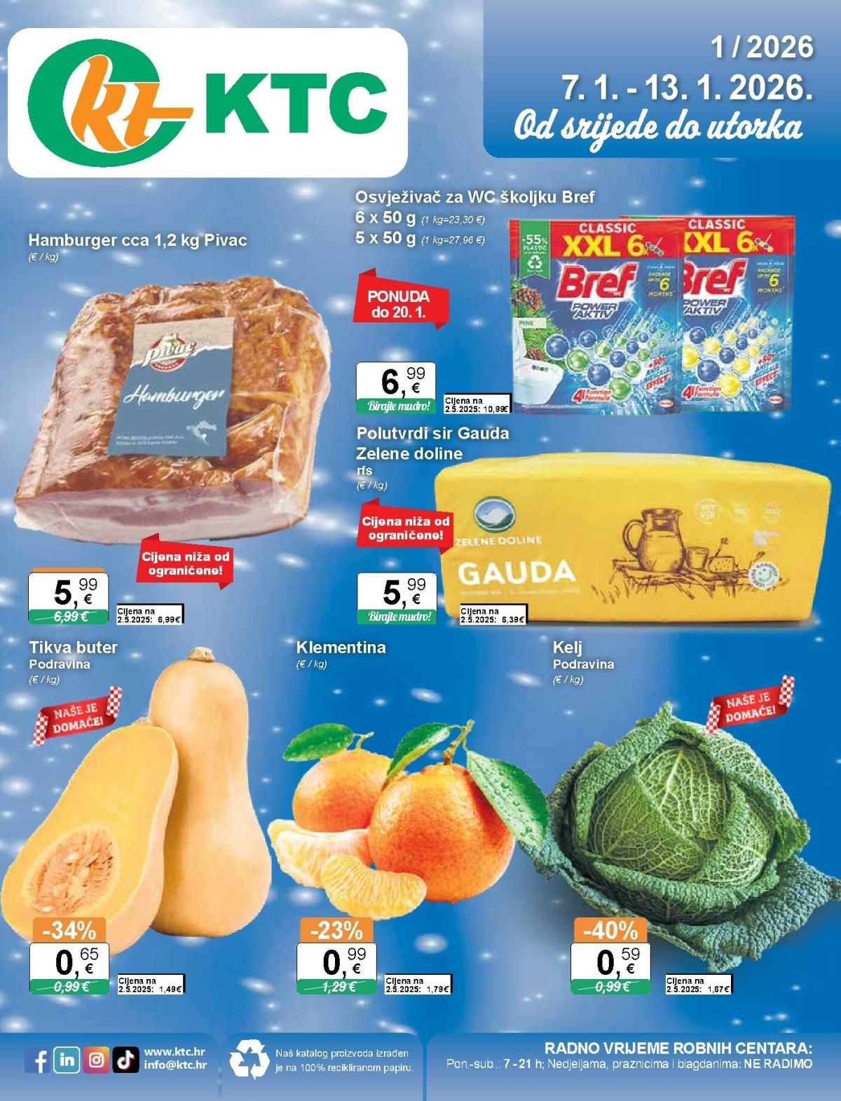 Prelistajte katalog KTC, vrijedi od 07.01. do 13.01.