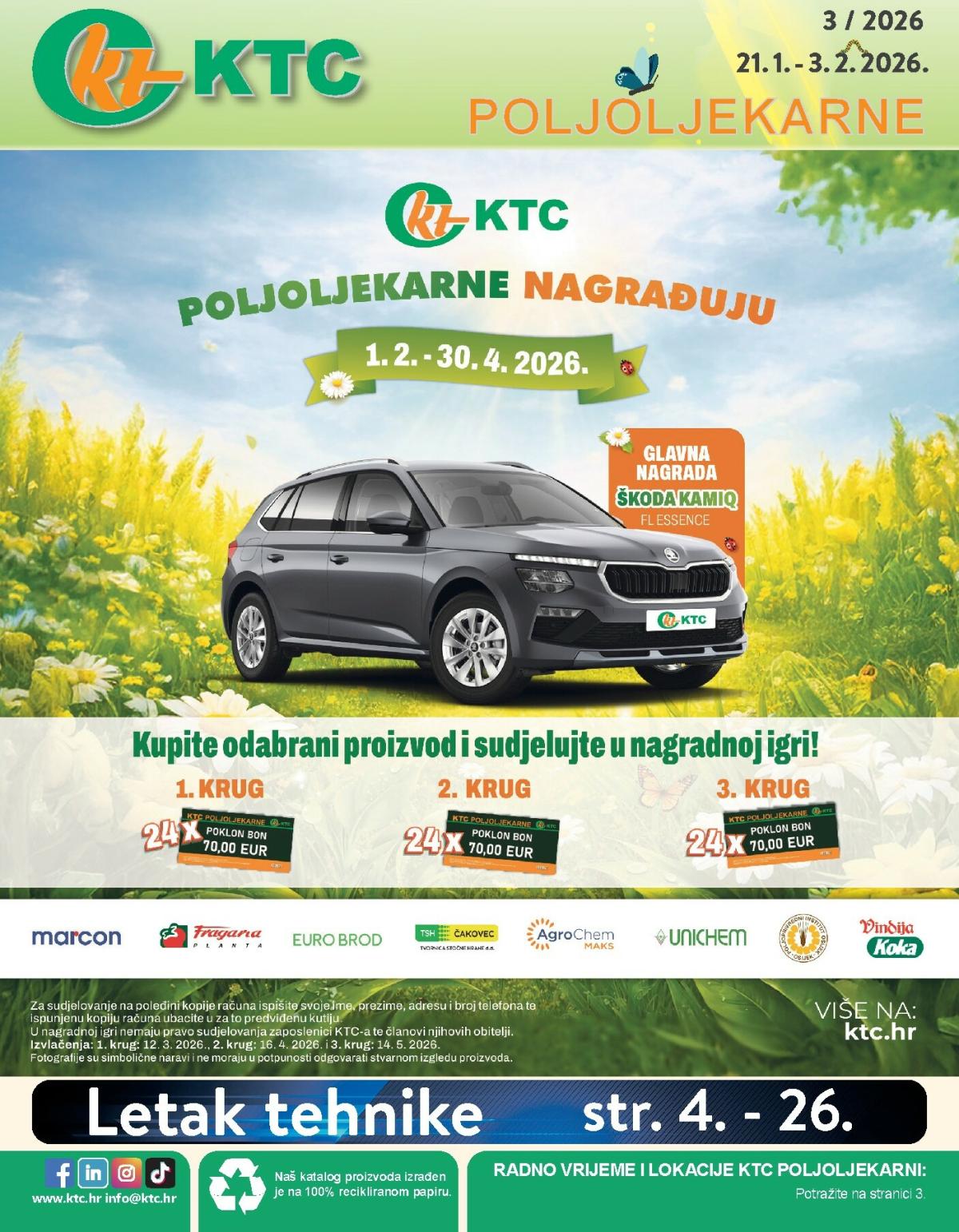 Prelistajte katalog KTC - Poljoljekarne, vrijedi od 21.01. do 03.02.