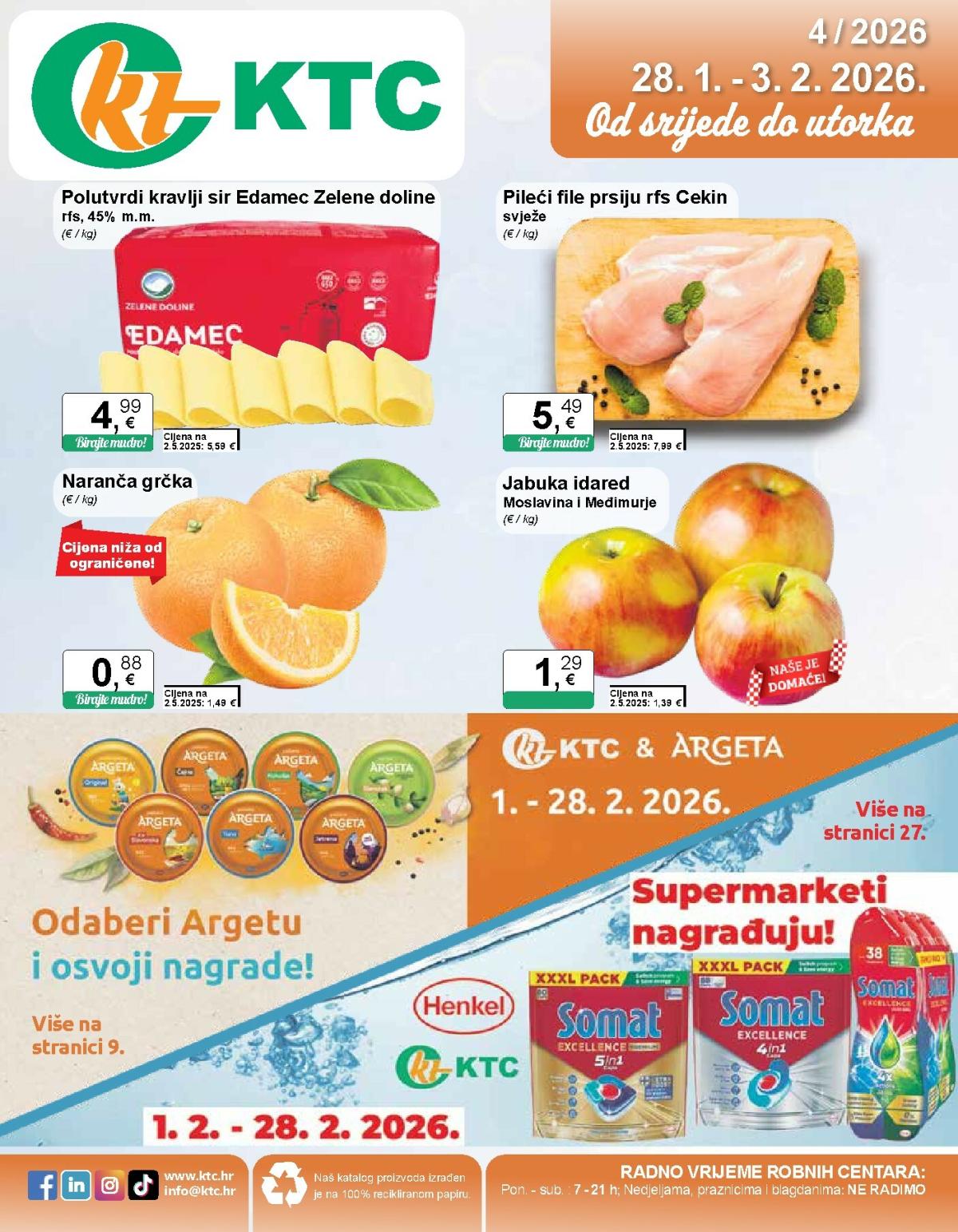 Prelistajte katalog KTC, vrijedi od 28.01. do 03.02.