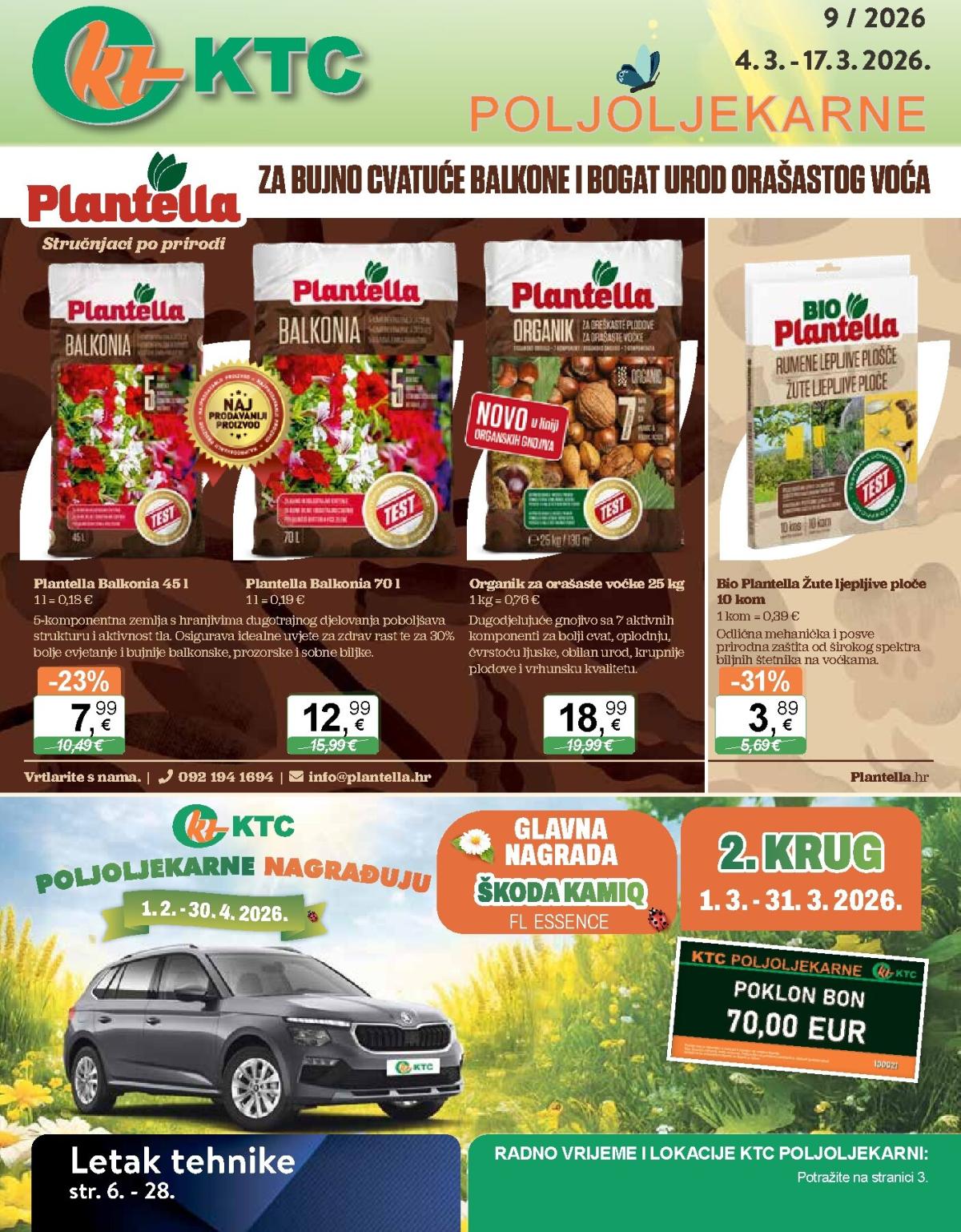 Prelistajte katalog KTC - Poljoljekarne, vrijedi od 04.03.2026 do 17.03.2026