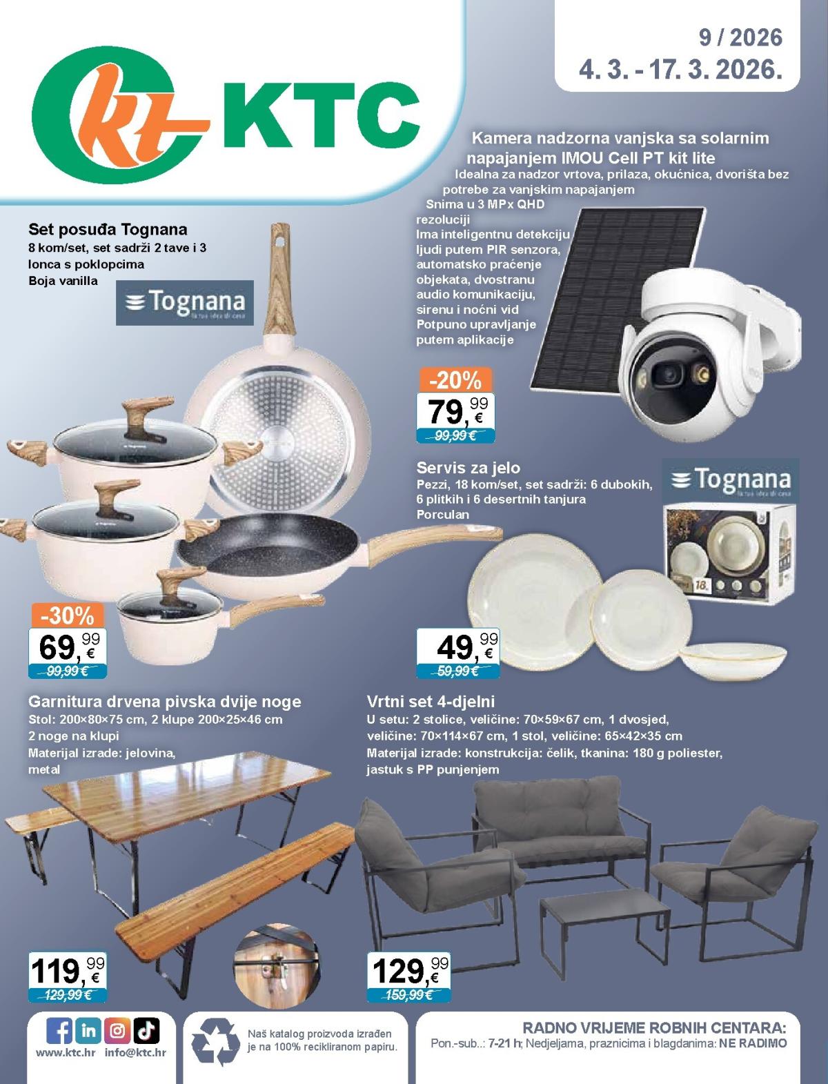 Prelistajte katalog KTC - Tehnika I Posuđe, vrijedi od 04.03.2026 do 17.03.2026