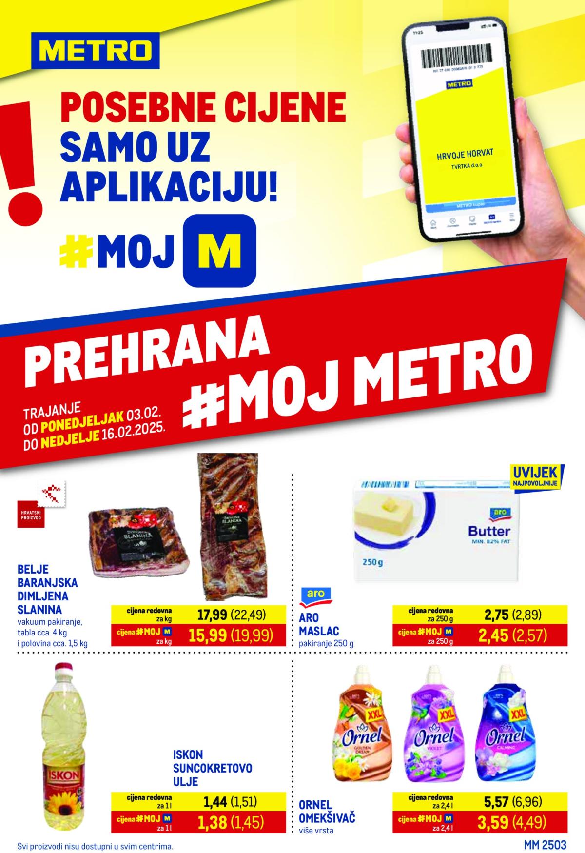 Metro - Prehrana katalog vrijedi od 03.02. do 16.02.