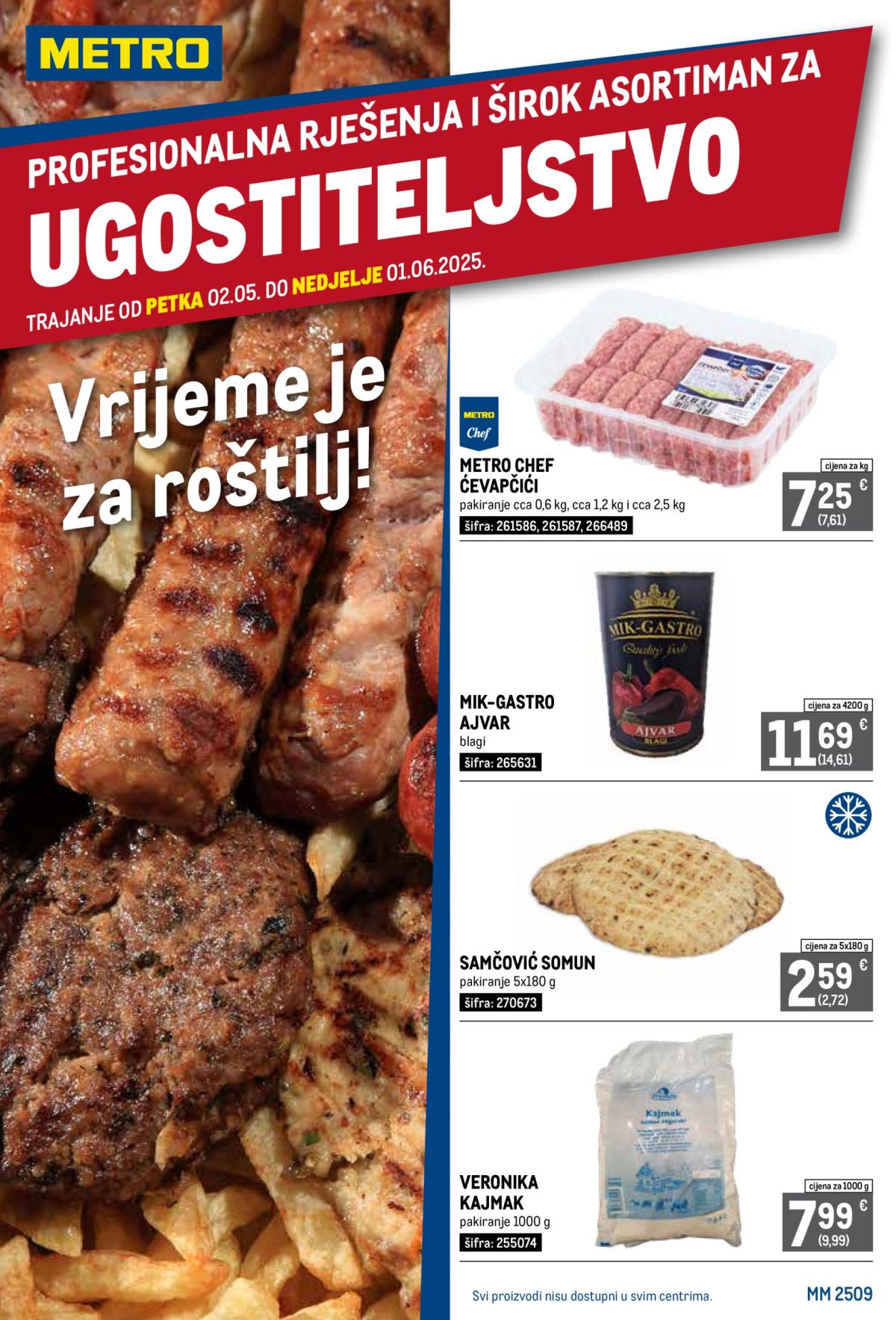 Metro - Profesionalna rješenja za ugostiteljstvo katalog vrijedi od 02.05. do 01.06.
