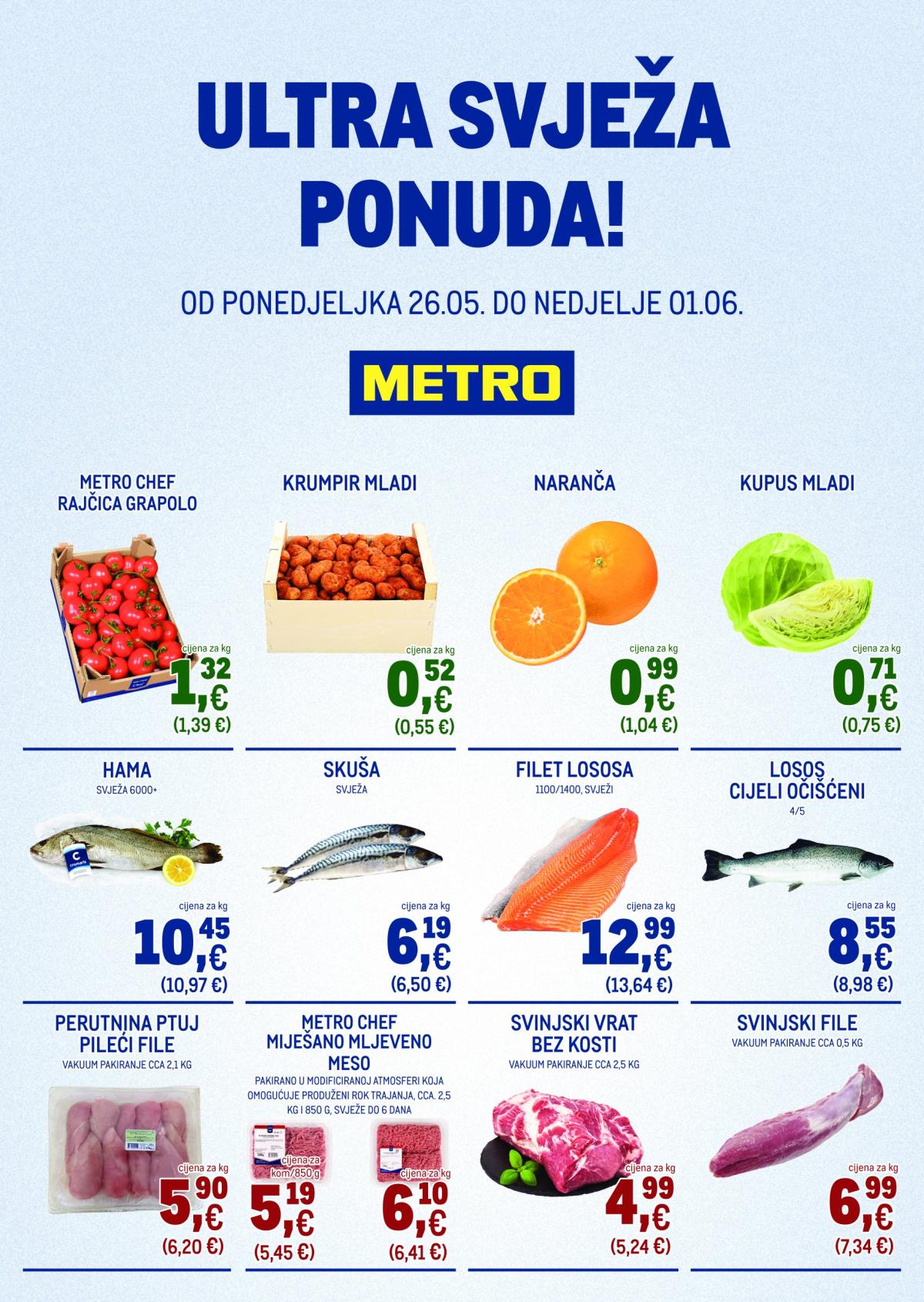 Prelistajte ovaj Metro - Ultra svježa ponuda katalog, vrijedi od 26.05. do 01.06.