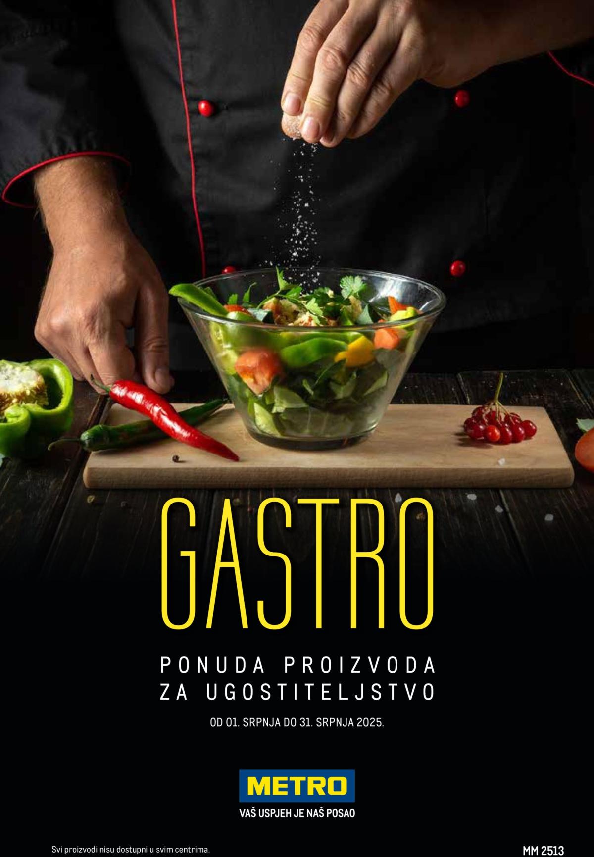 Prelistajte katalog Metro - Gastro, vrijedi od 01.07. do 31.07.