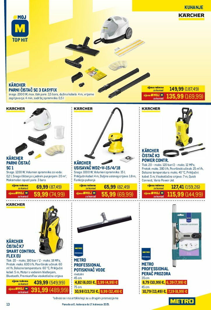 Prelistajte katalog Metro - Neprehrana, vrijedi od 01.08. do 17.08.