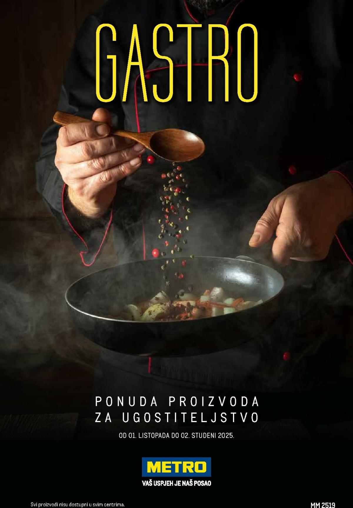 Prelistajte katalog Metro - Gastro, vrijedi od 01.10. do 02.11.
