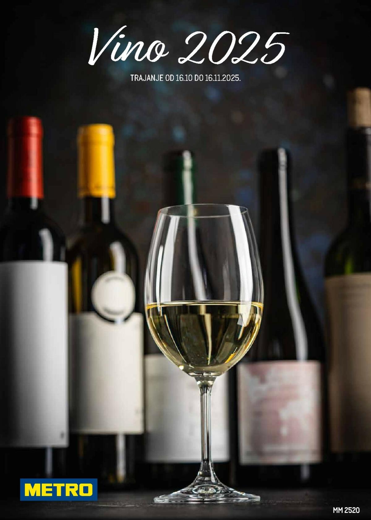 Prelistajte katalog Metro - Vino - 2025, vrijedi od 16.10. do 16.11.