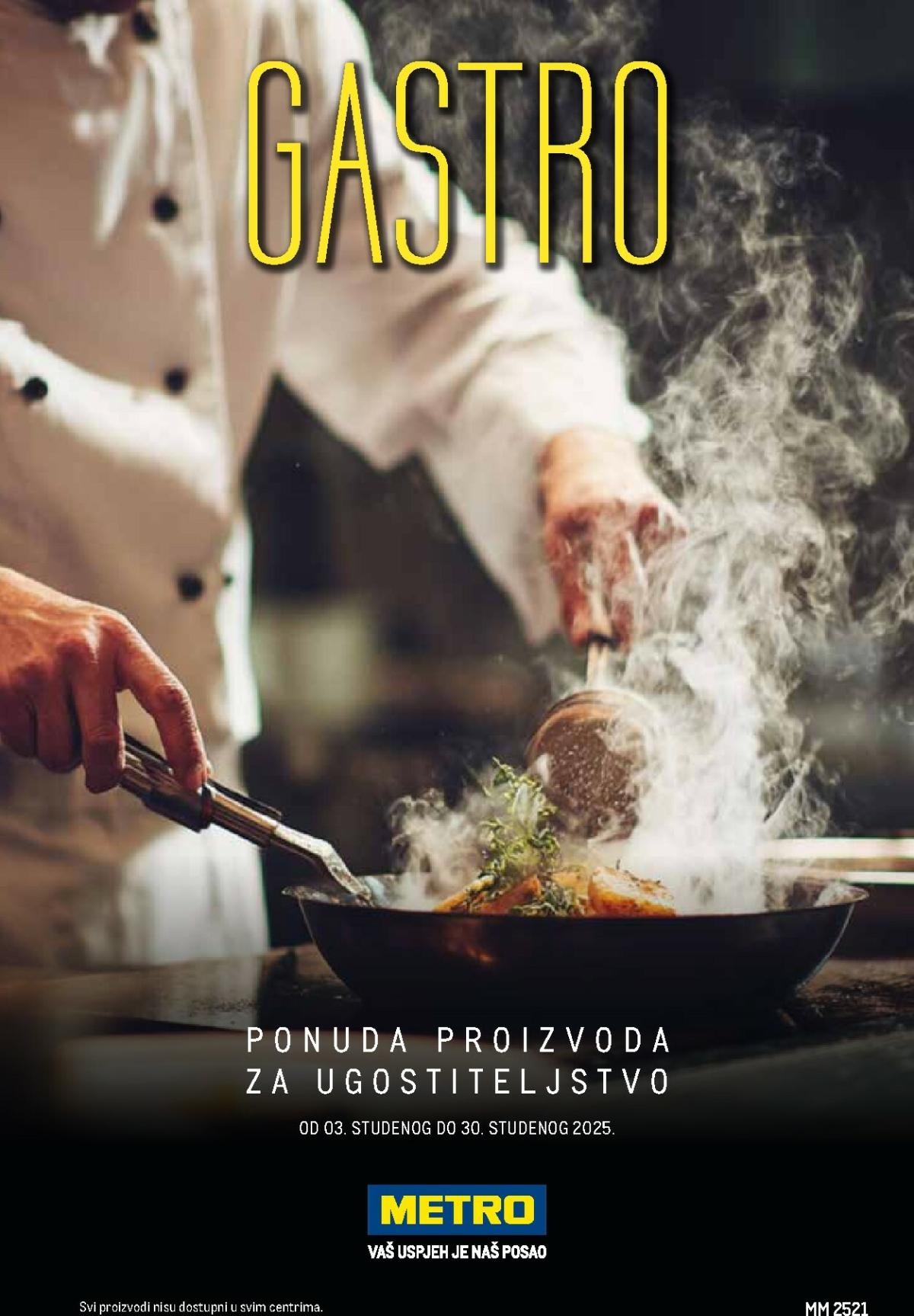 Prelistajte katalog Metro - Gastro, vrijedi od 03.11. do 30.11.