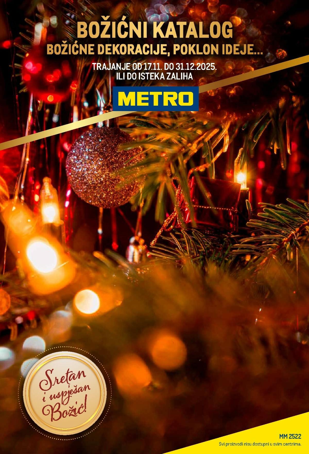 Prelistajte katalog Metro - Božićni katalog, vrijedi od 17.11. do 31.12.