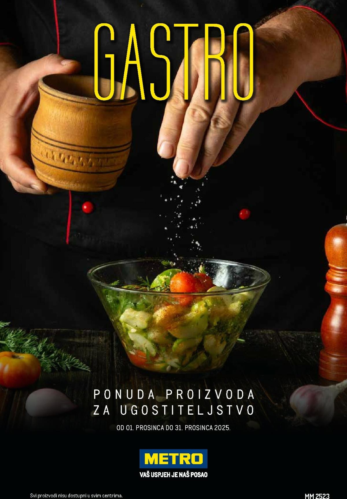 Prelistajte katalog Metro - Gastro, vrijedi od 01.12. do 31.12.