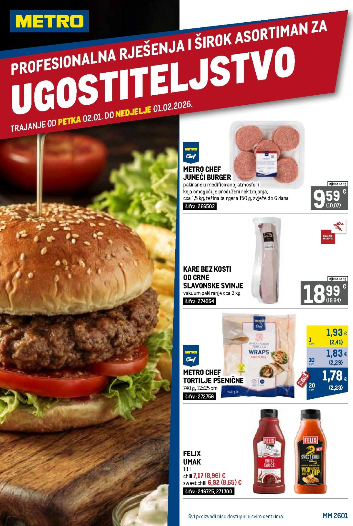 Prelistajte katalog Metro - Profesionalna rješenja za ugostiteljstvo, vrijedi od 02.01. do 01.02.