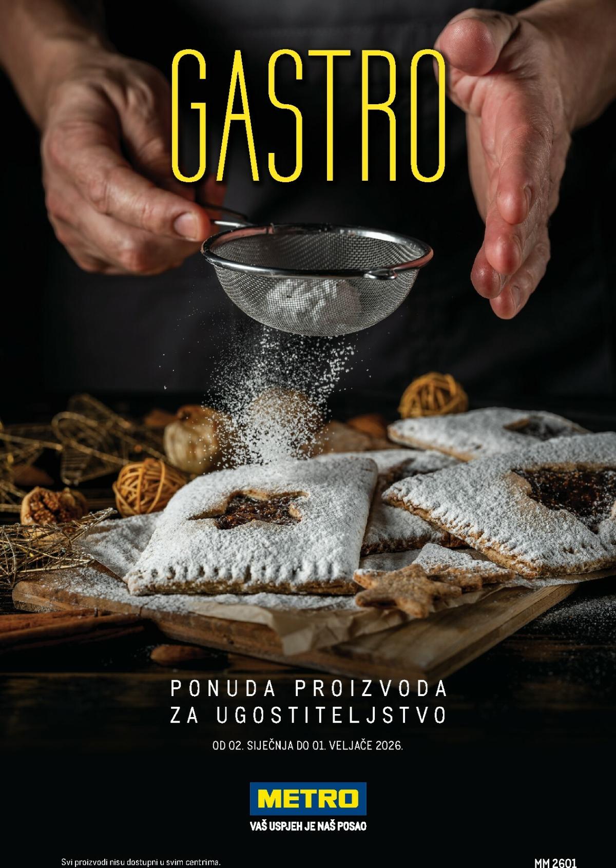 Prelistajte katalog Metro - Gastro, vrijedi od 02.01. do 01.02.