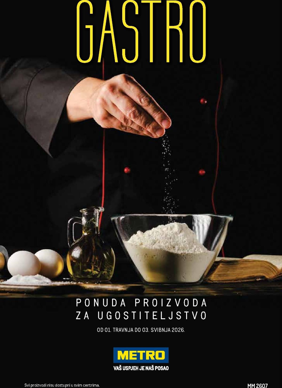 Prelistajte katalog Metro - Gastro, vrijedi od 01.04.2026 do 03.05.2026