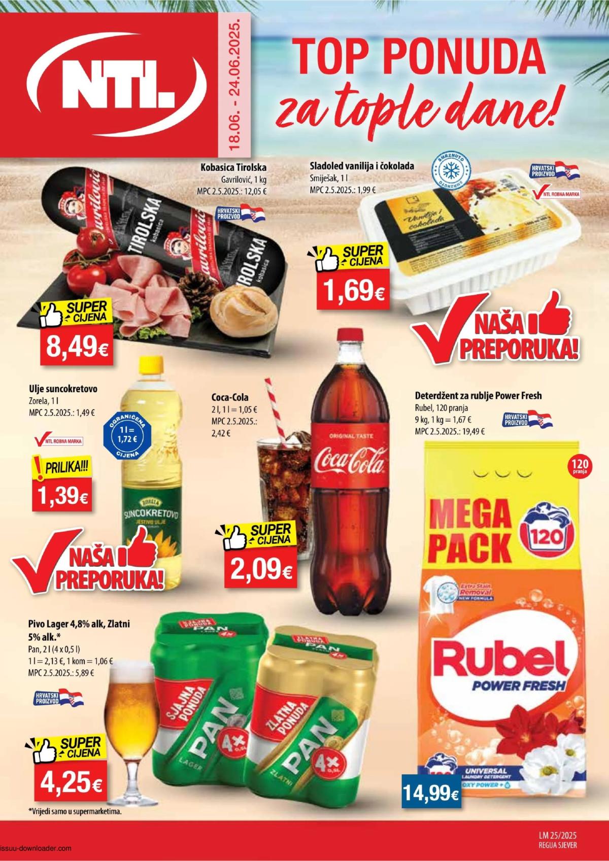 Prelistajte katalog NTL, vrijedi od 18.06. do 24.06.