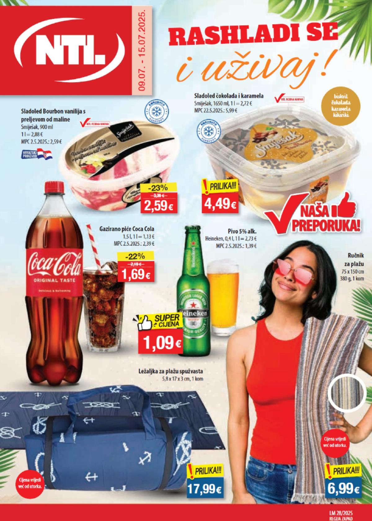 Prelistajte katalog NTL, vrijedi od 09.07. do 15.07.