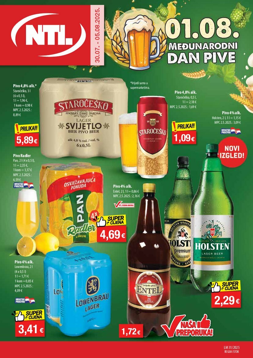 Prelistajte katalog NTL - Istok, vrijedi od 30.07. do 05.08.
